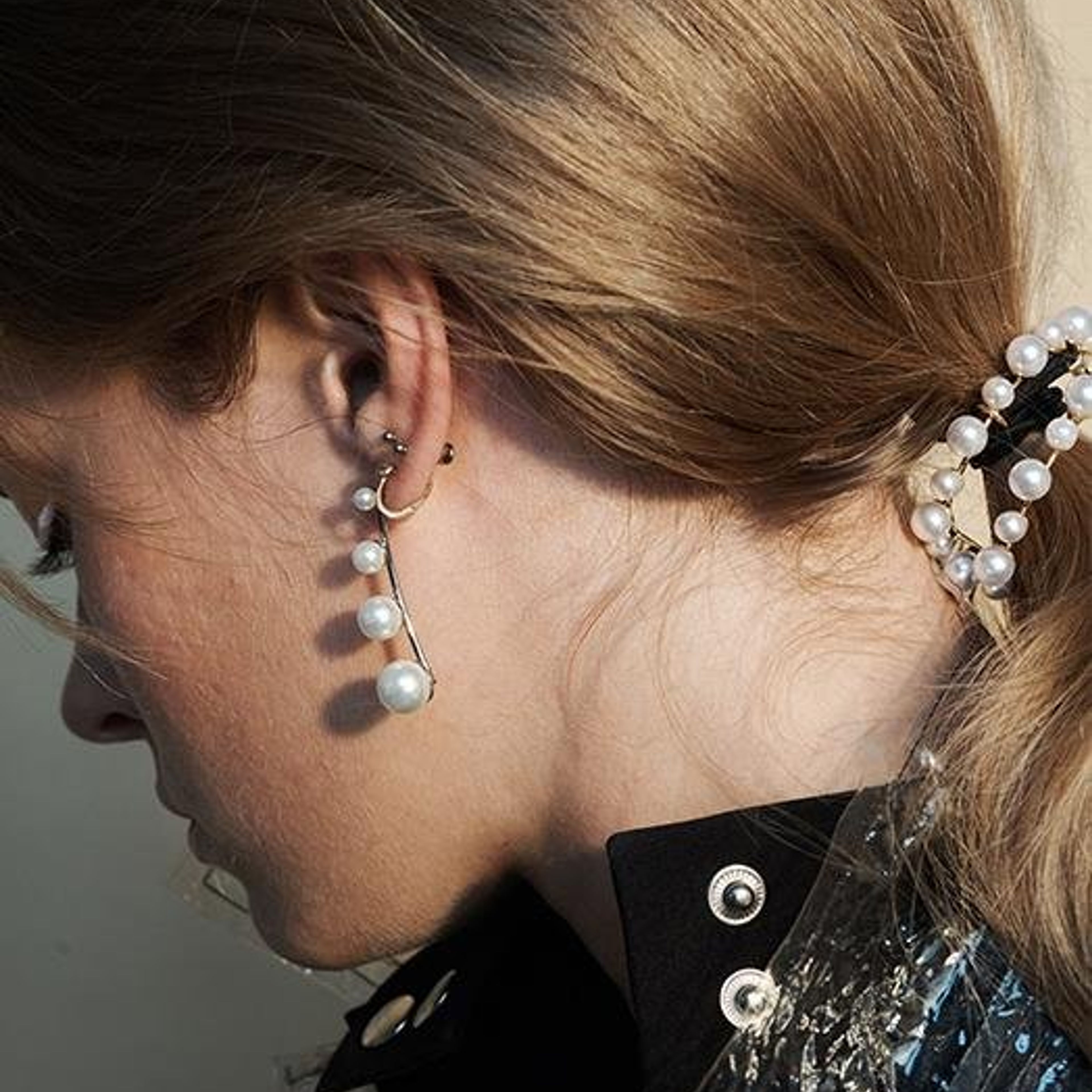 Tapered Pearl Earrings