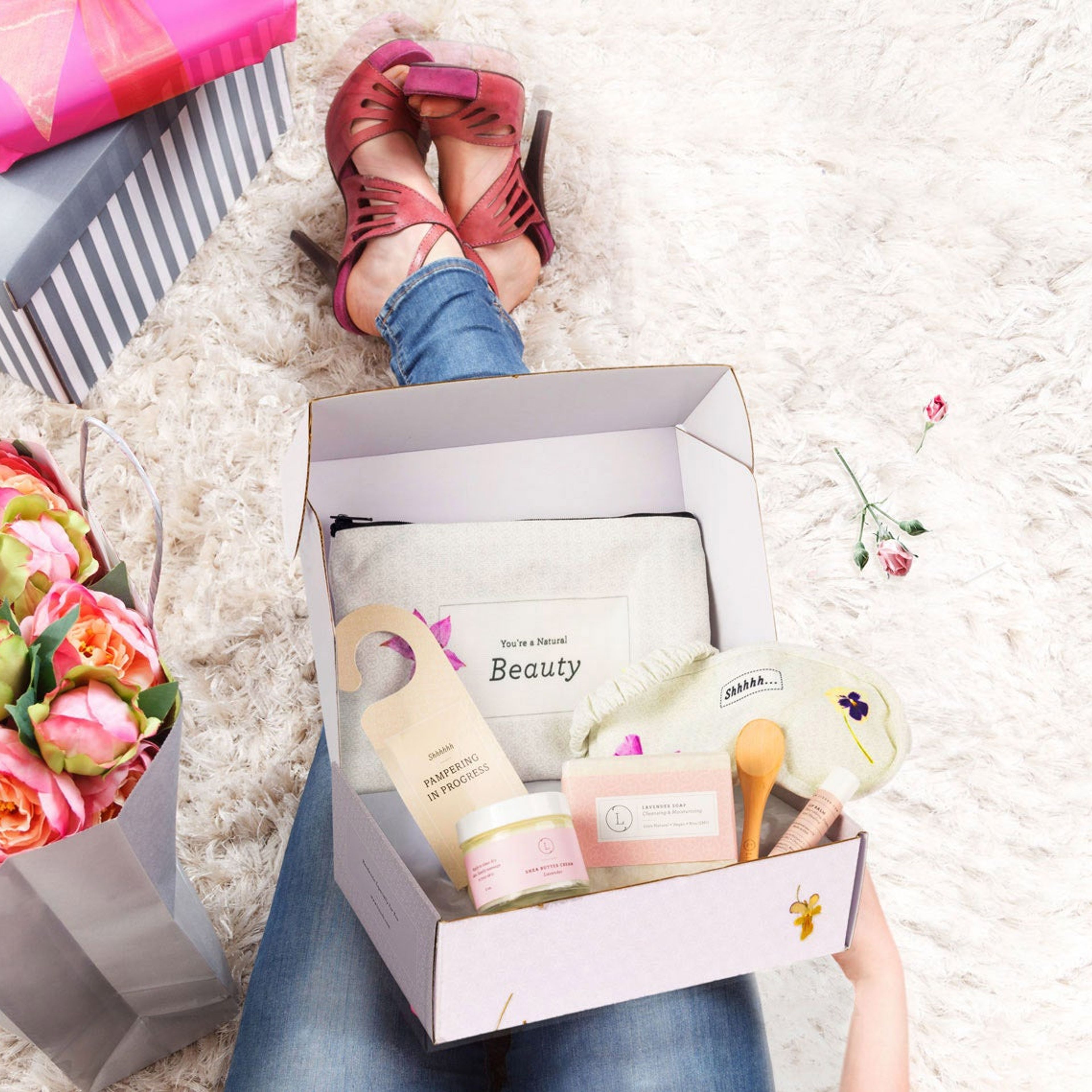 One year of self-care SUBSCRIPTION BOXES for WOMEN - Will be shipped every 3 months