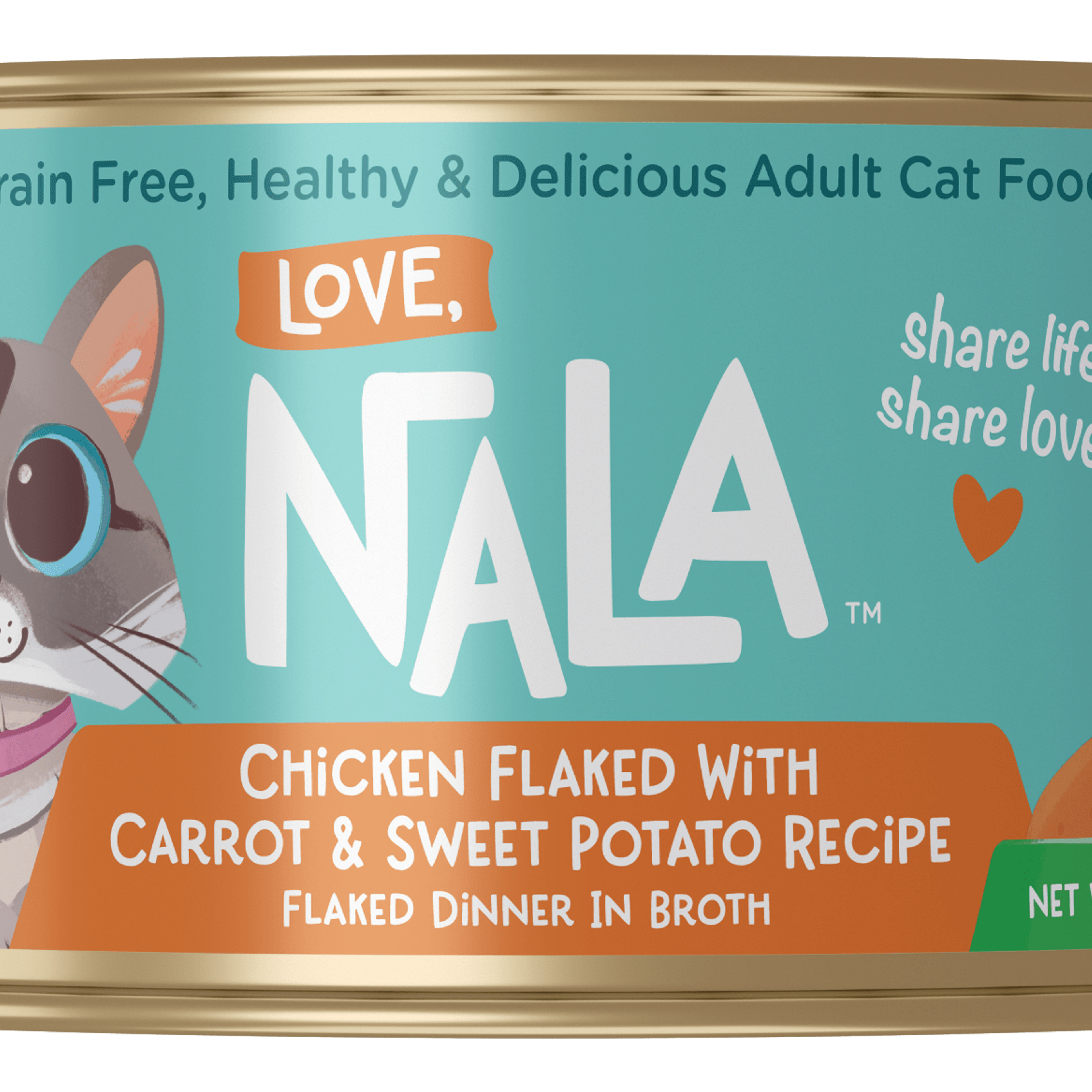Chicken Flaked With Carrot & Sweet Potato Recipe Dinner In Broth Adult Cat Food, 2.8-oz, Case of 12
