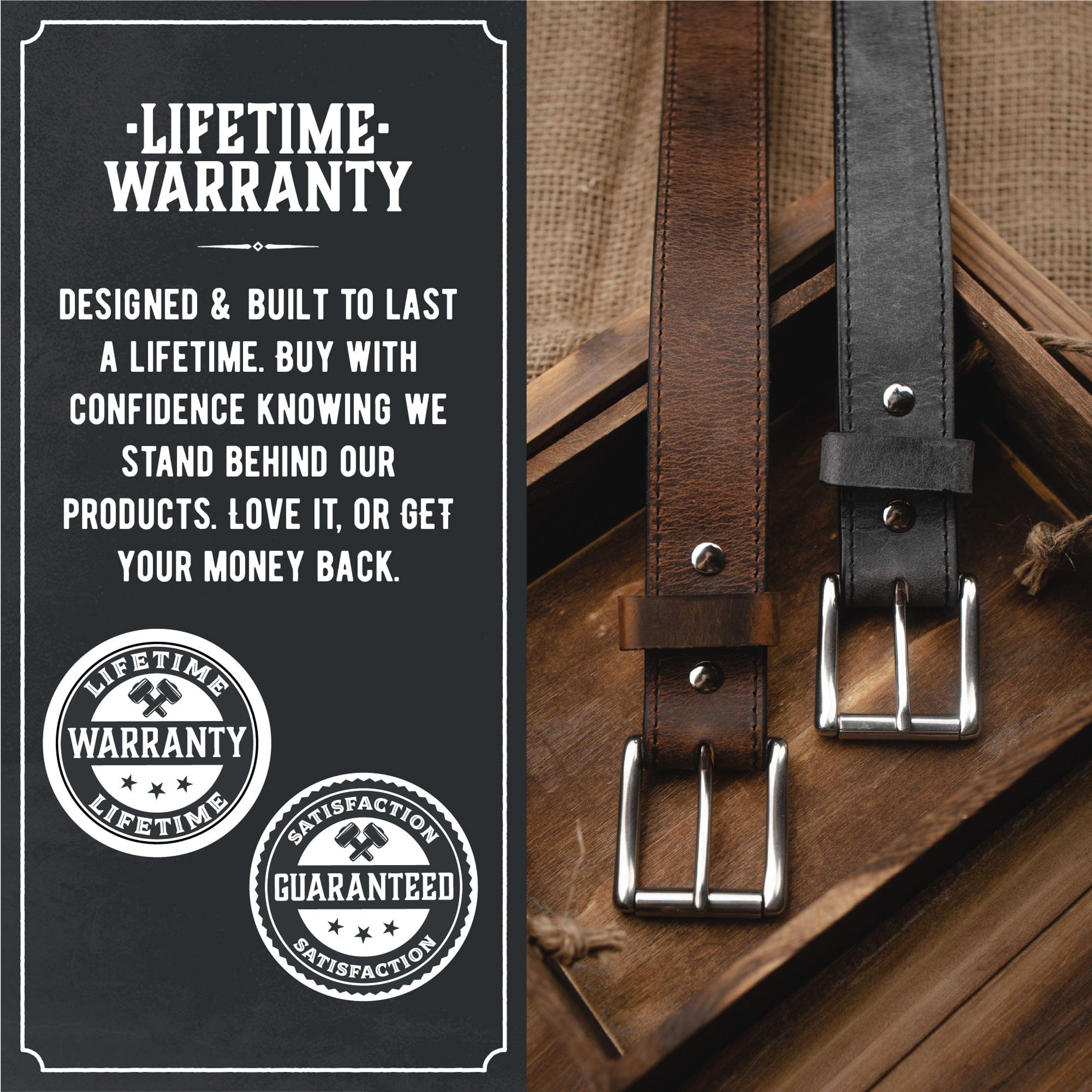 The Classic Leather Everyday Belt - Main Street Forge