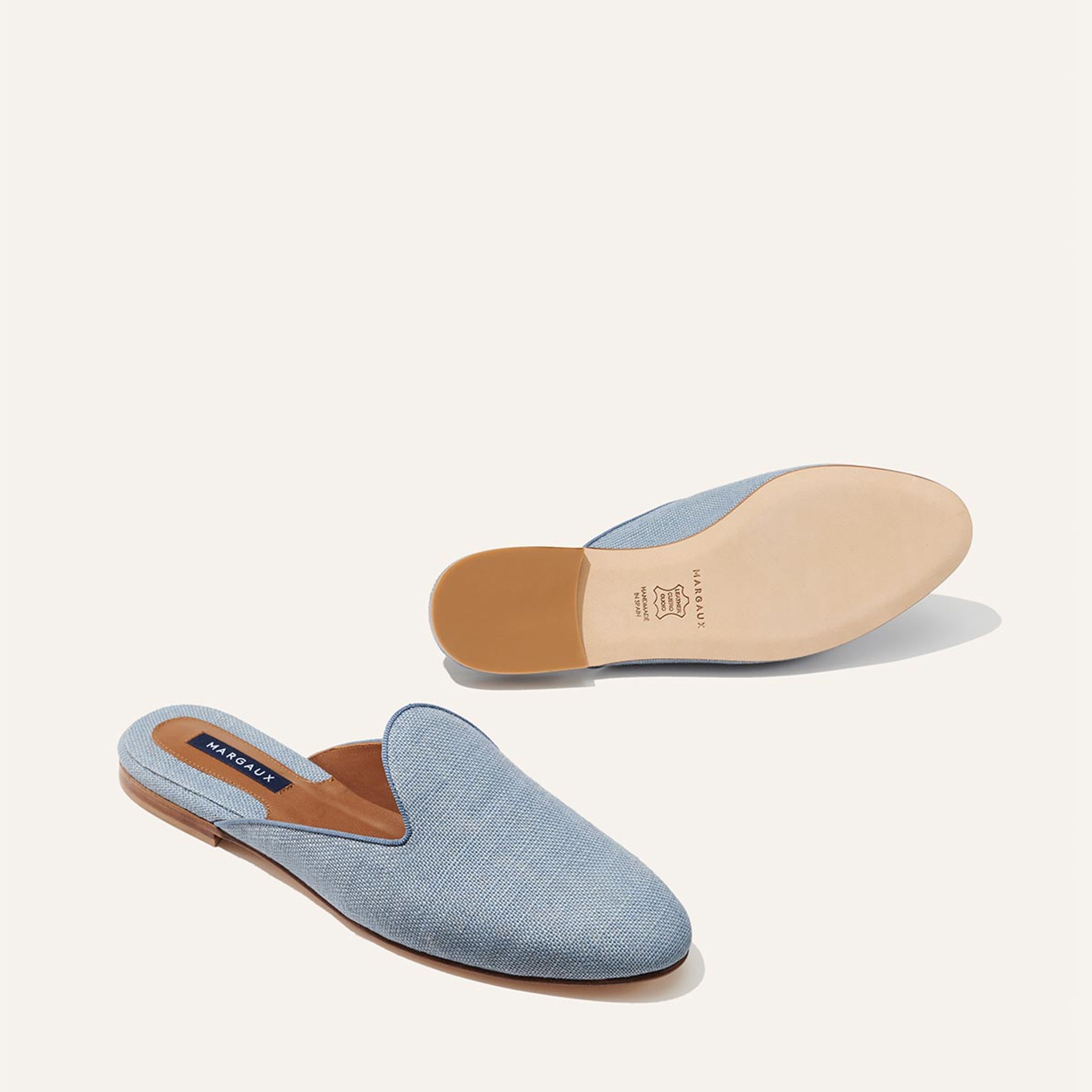 The Loafer Mule - Thistle Linen