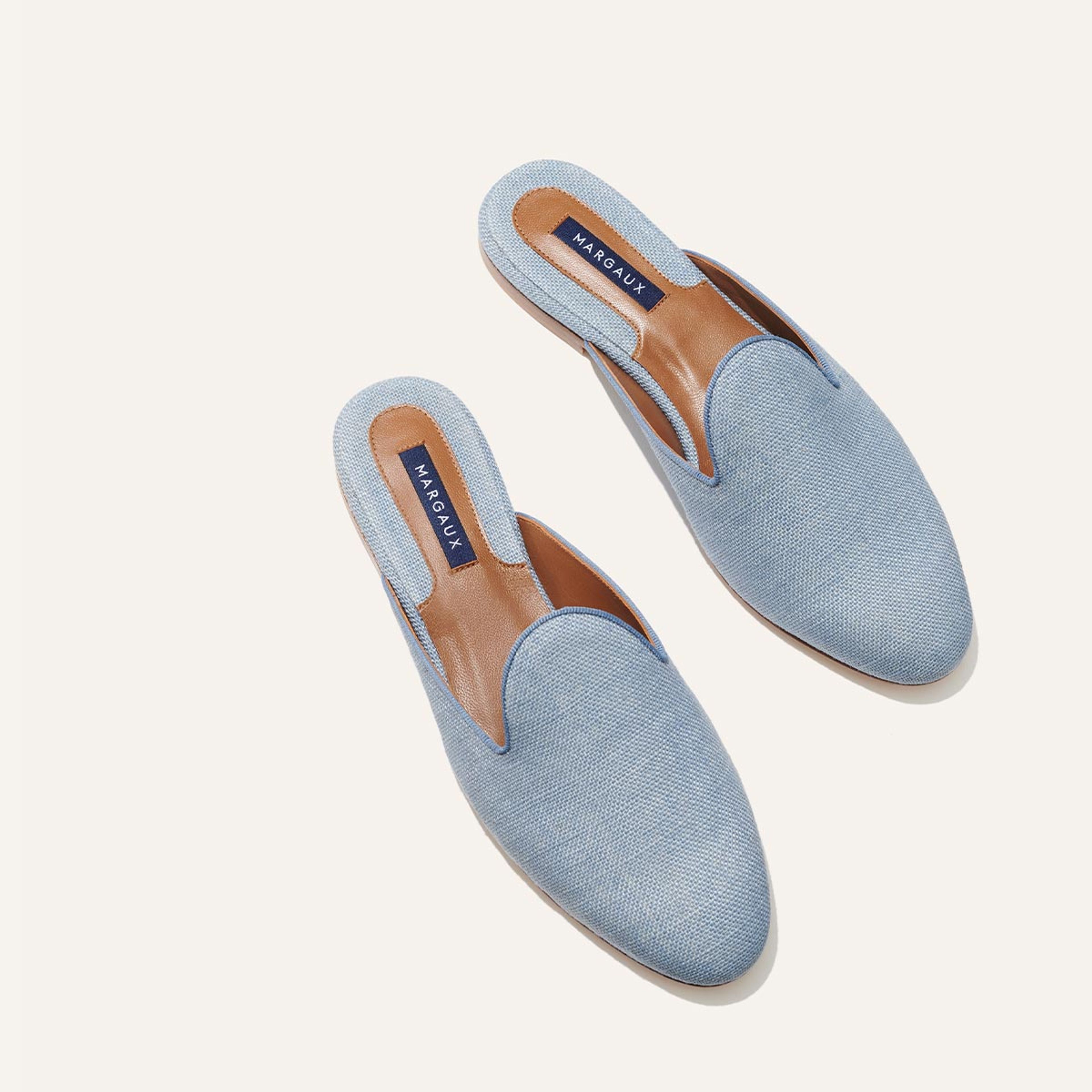 The Loafer Mule - Thistle Linen