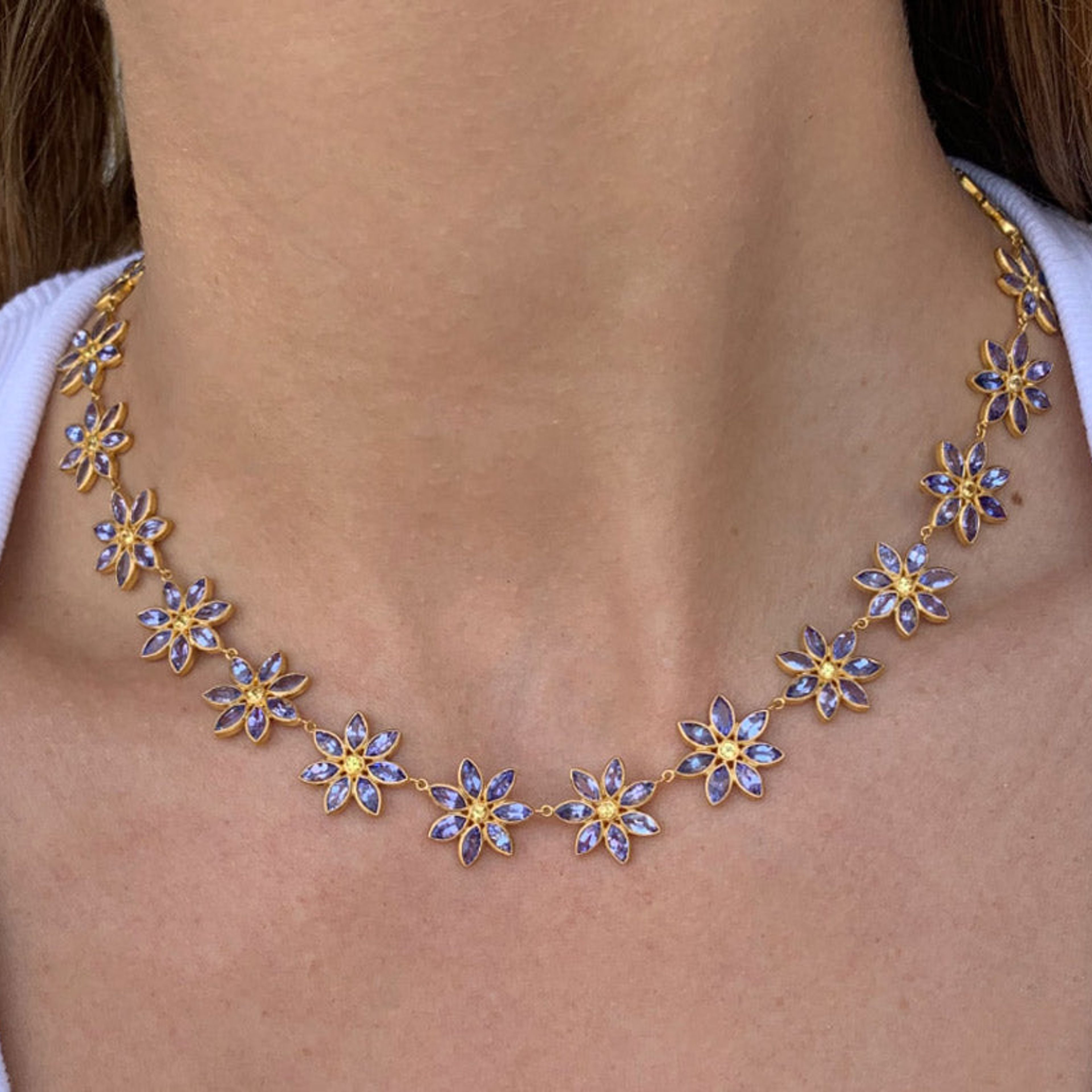 Blue Garden Necklace
