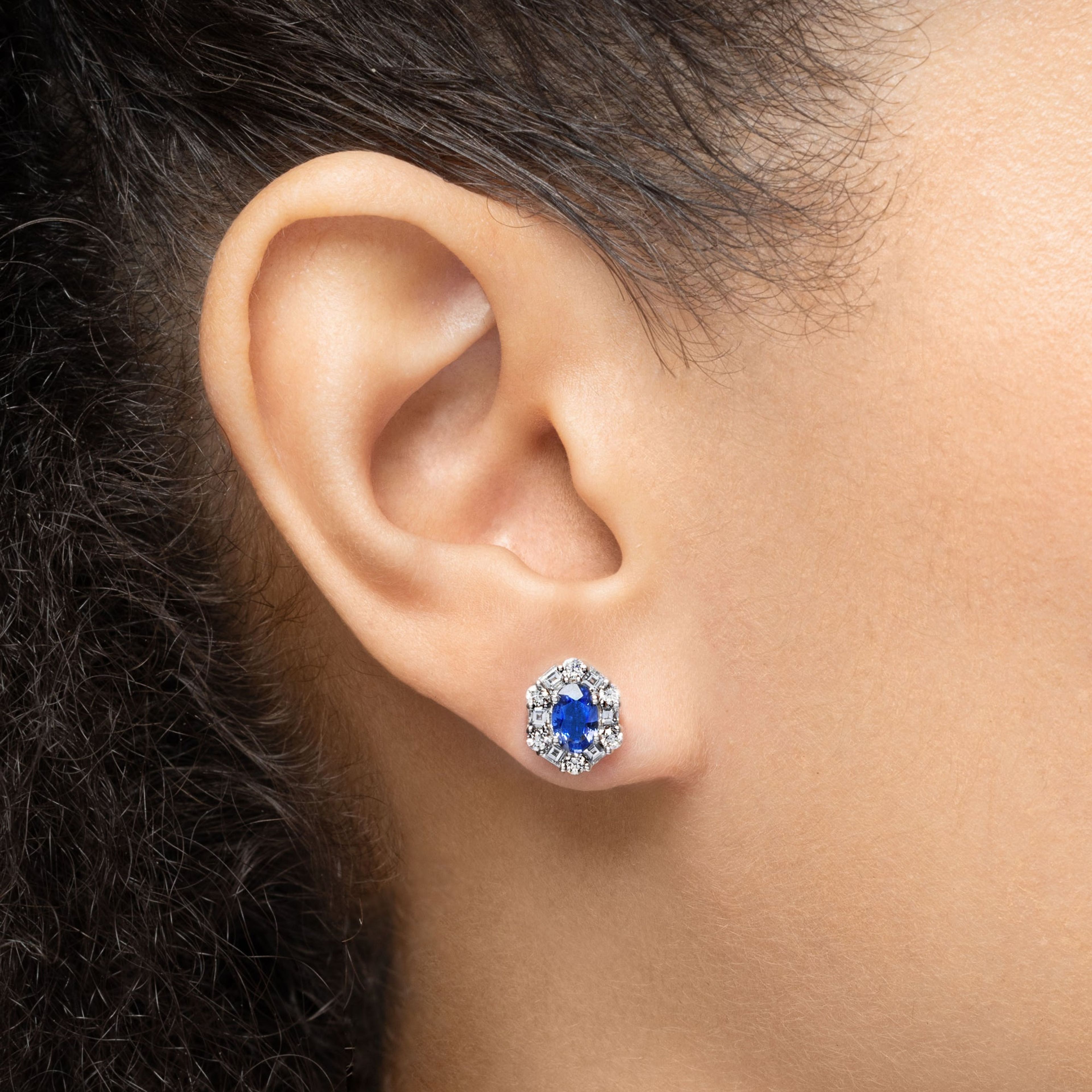 Signature Sapphire Stud Earrings