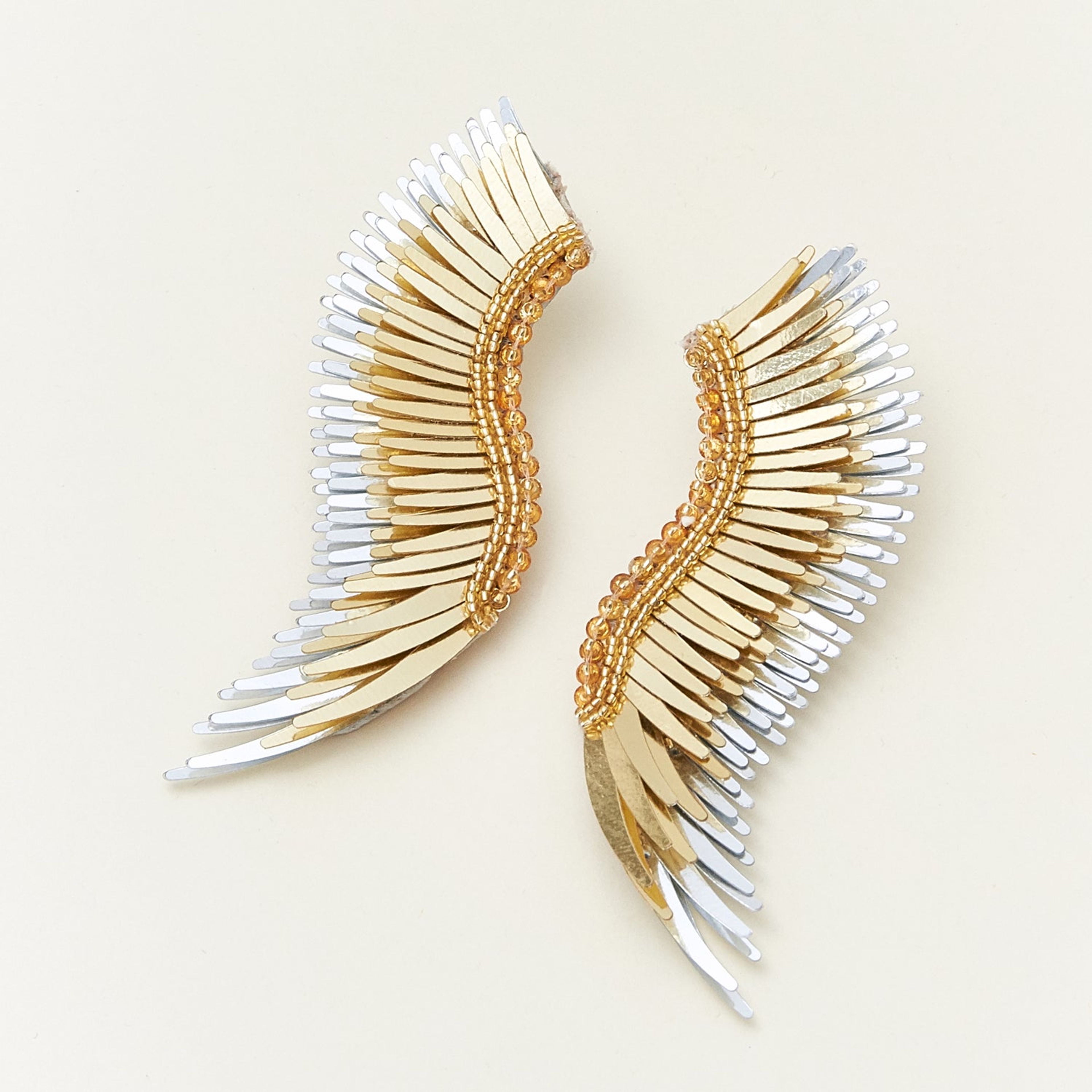 Metallic Madeline Earrings Gold Silver