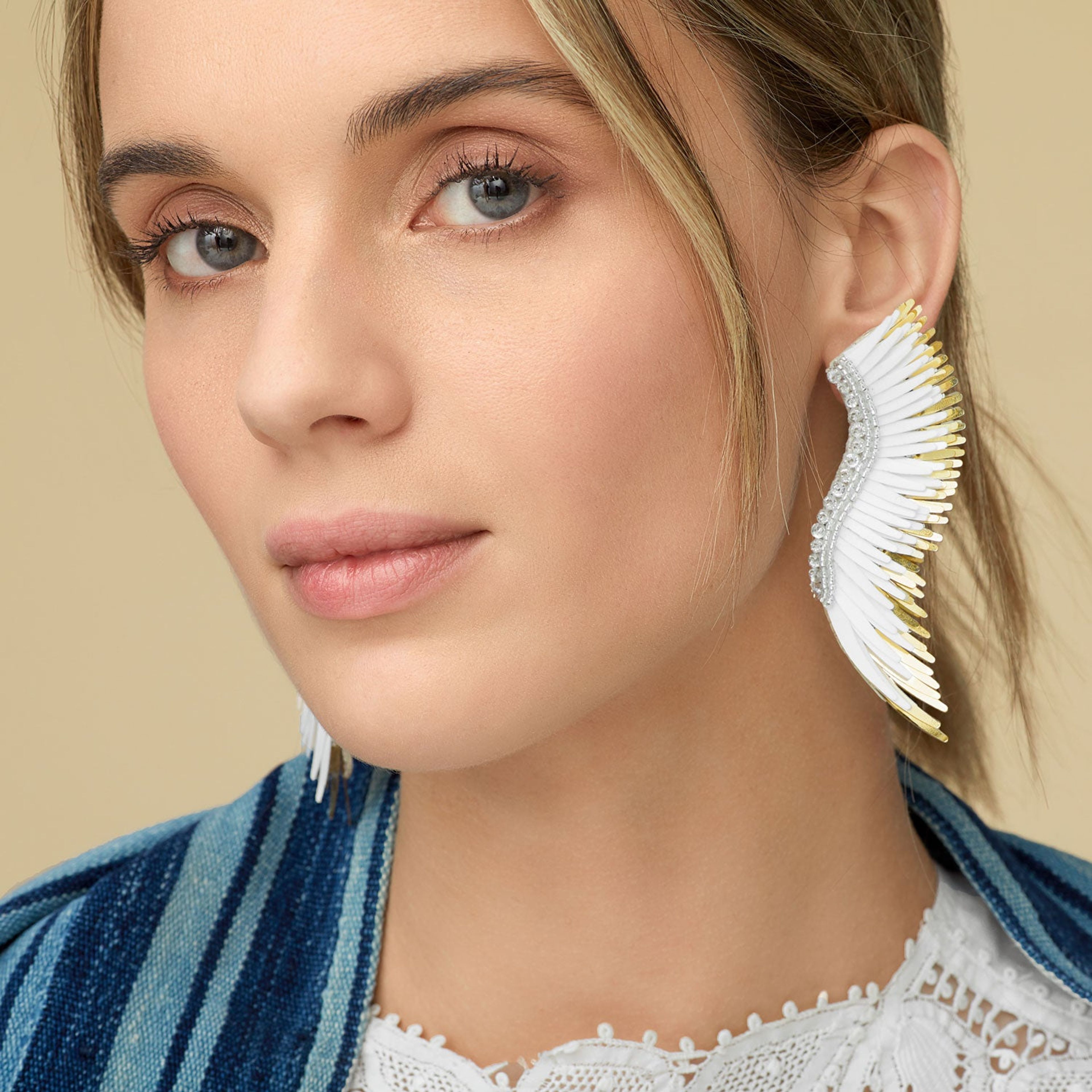 Madeline Earrings White Gold