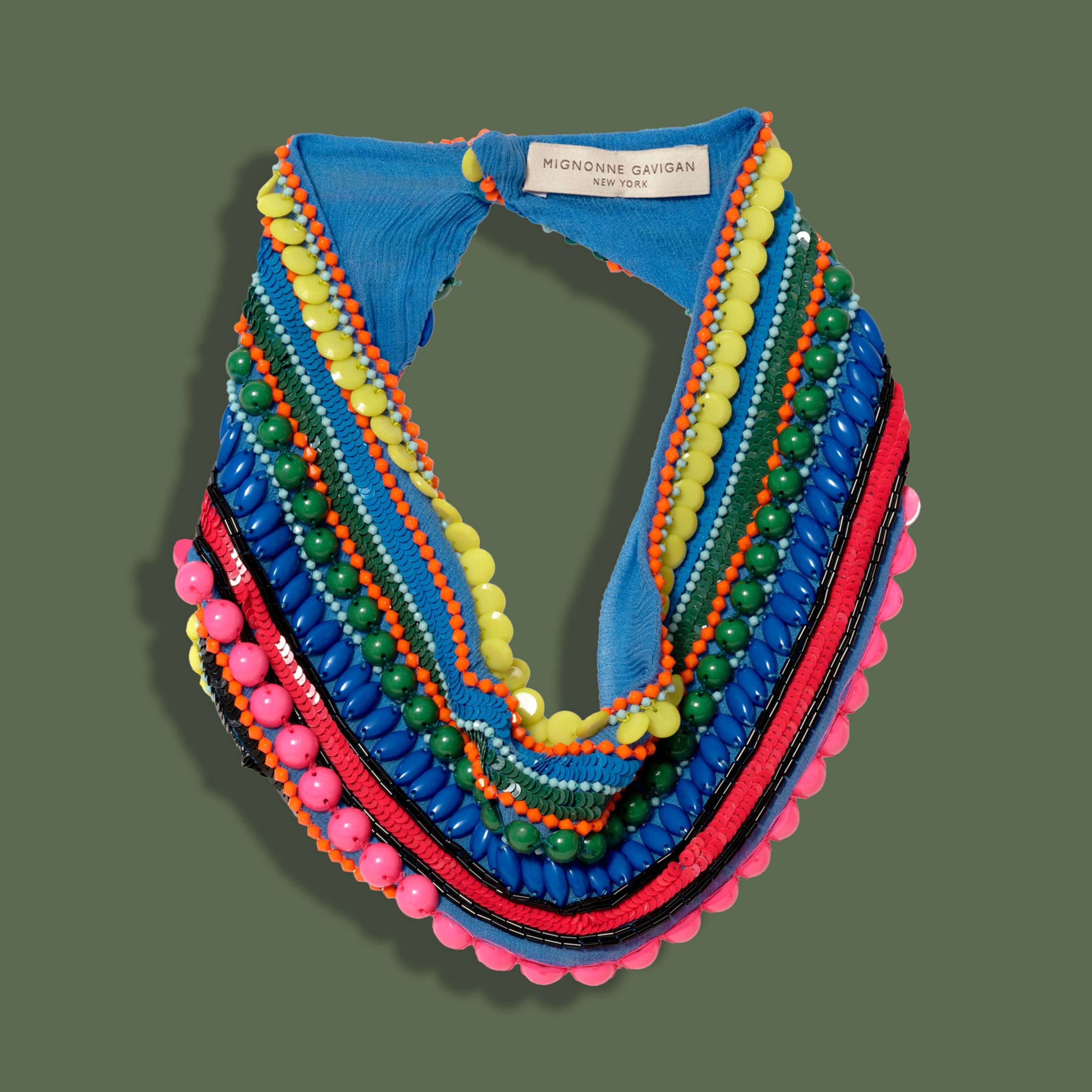 Samira Mini Scarf Necklace Multi