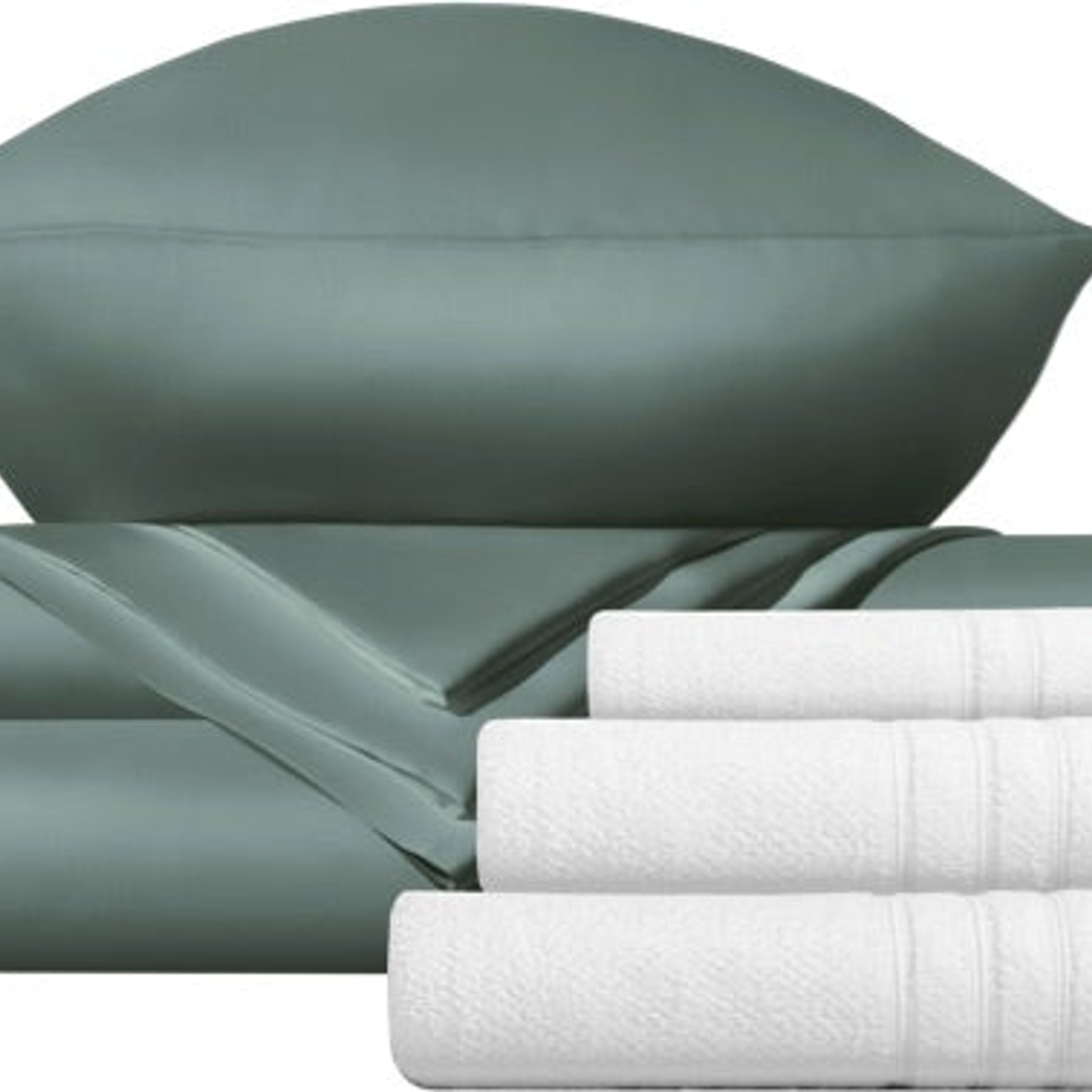 Limited Time Deal - Miracle Sheet Set + 3pc Towel Set