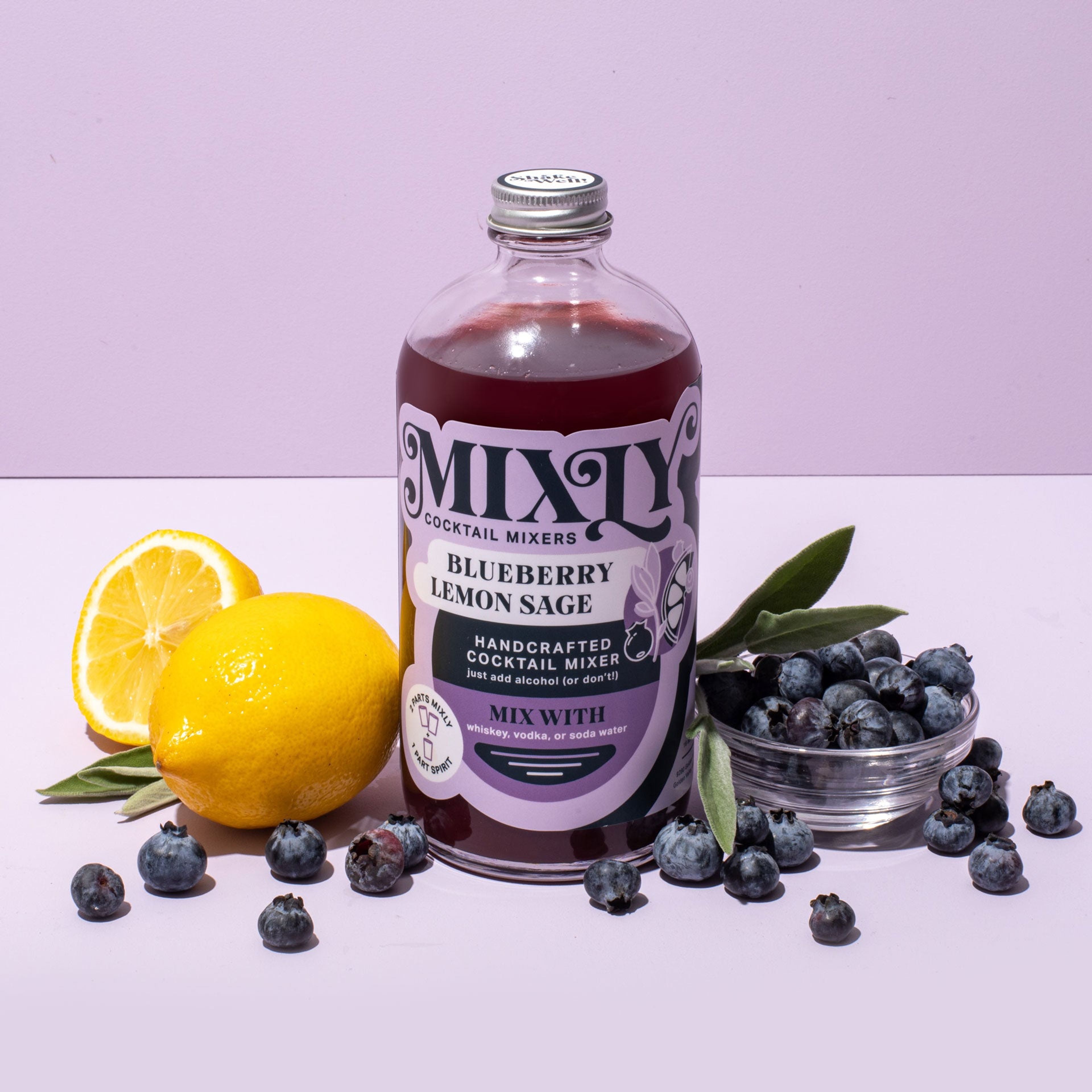 Blueberry Lemon Sage Mixer
