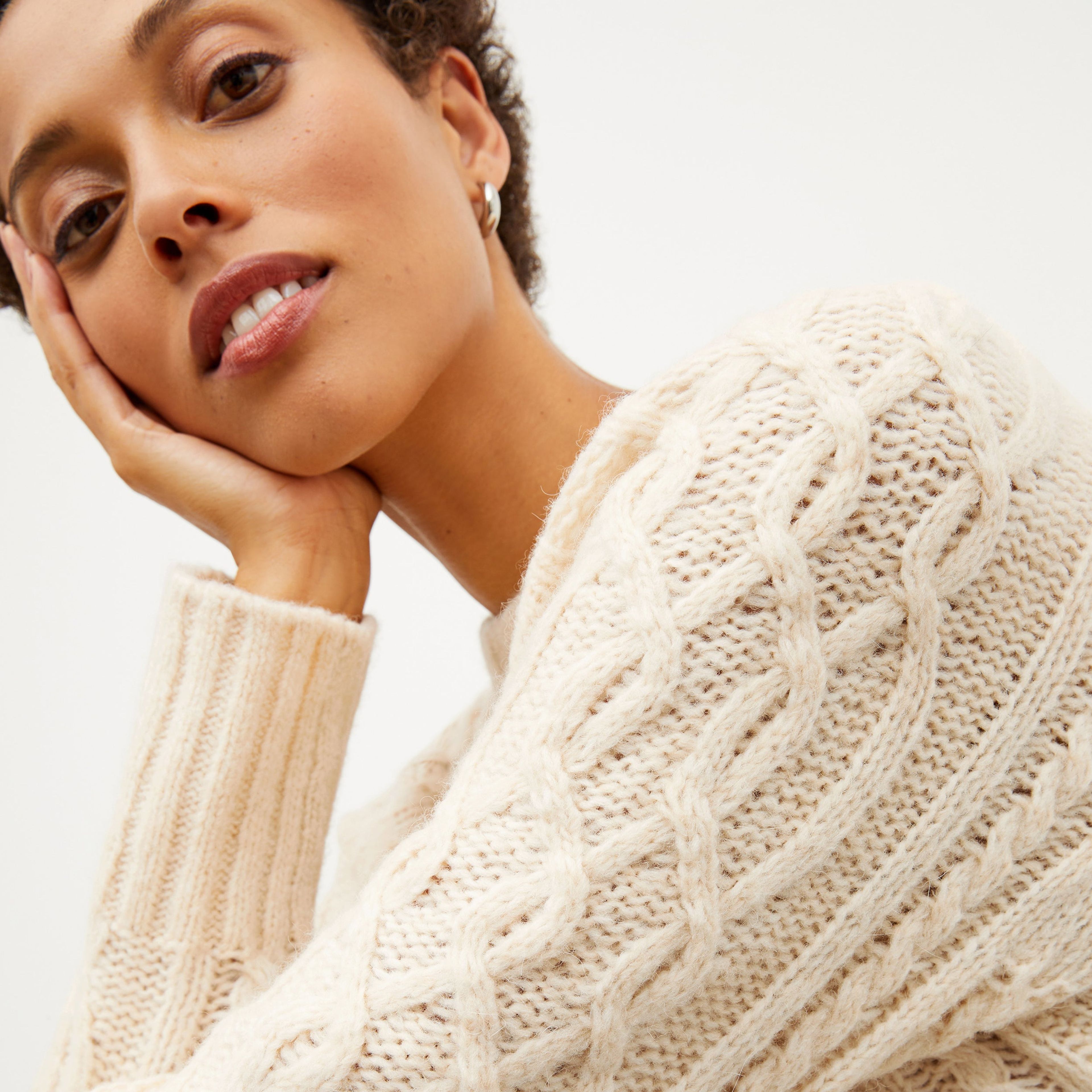 Somers Sweater - Alpaca/Wool :: Ivory
