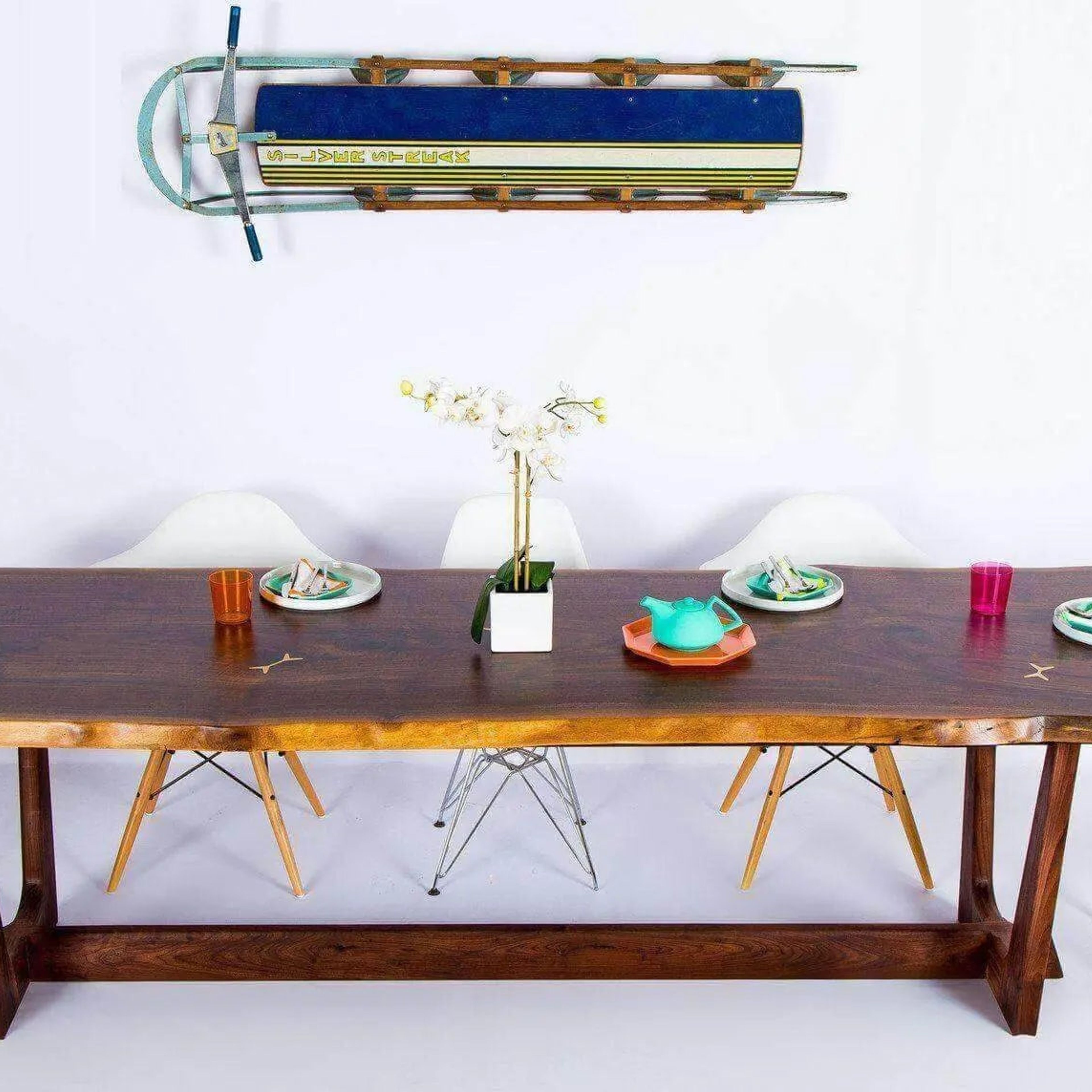 The Prima : Claro Walnut Dining Table