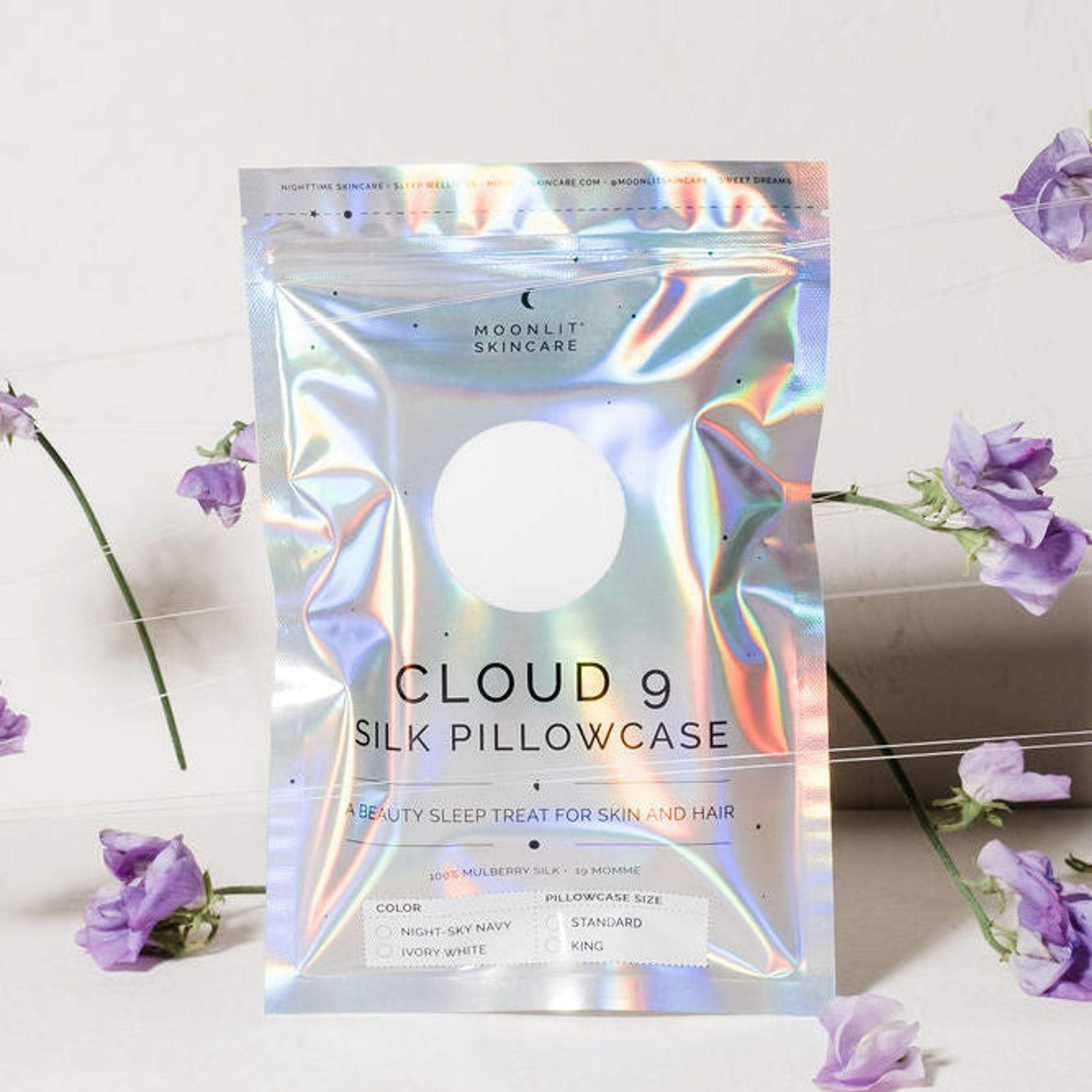 Cloud 9 Silk Pillowcase (Ivory White)