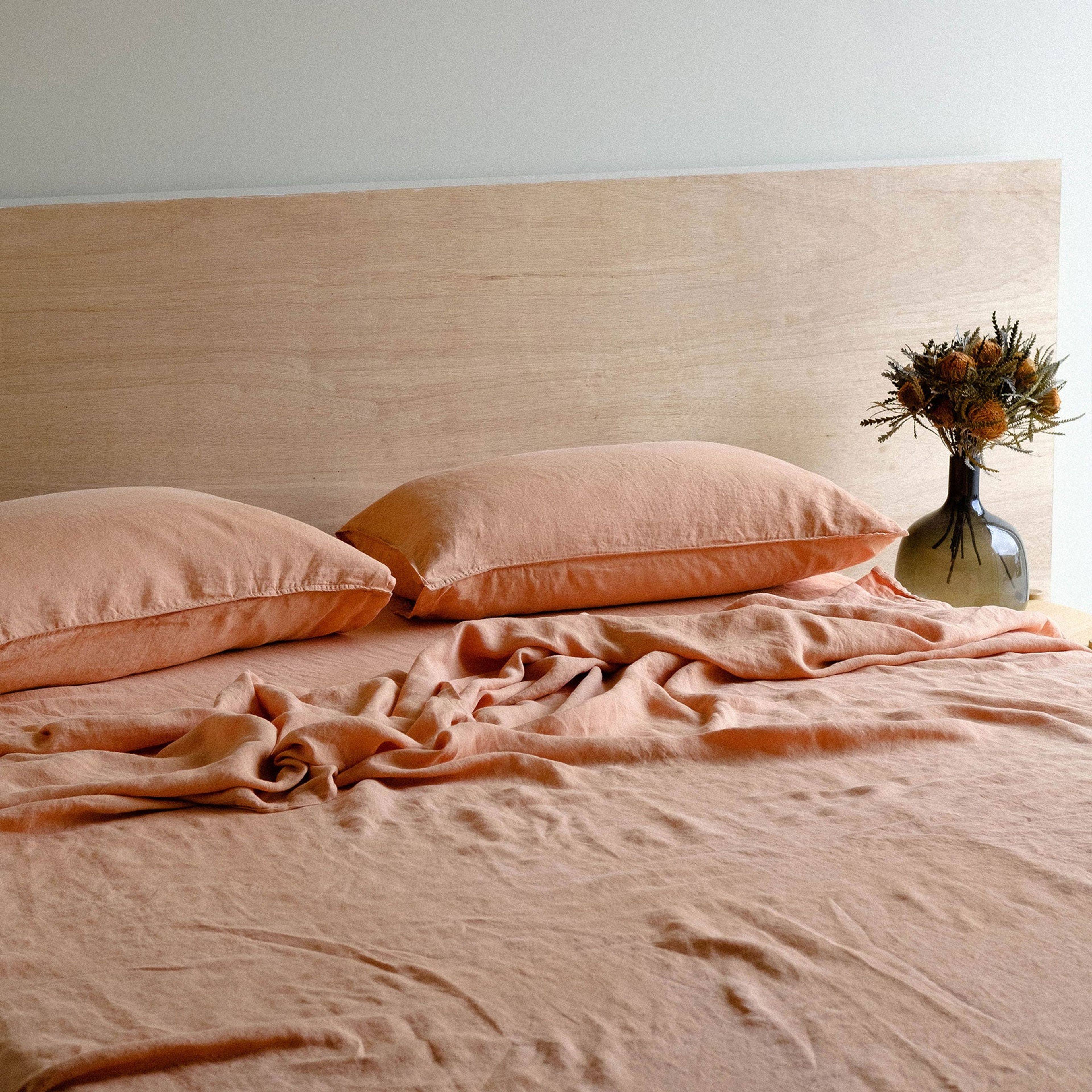 Pillowcase Set - Apricot, Standard