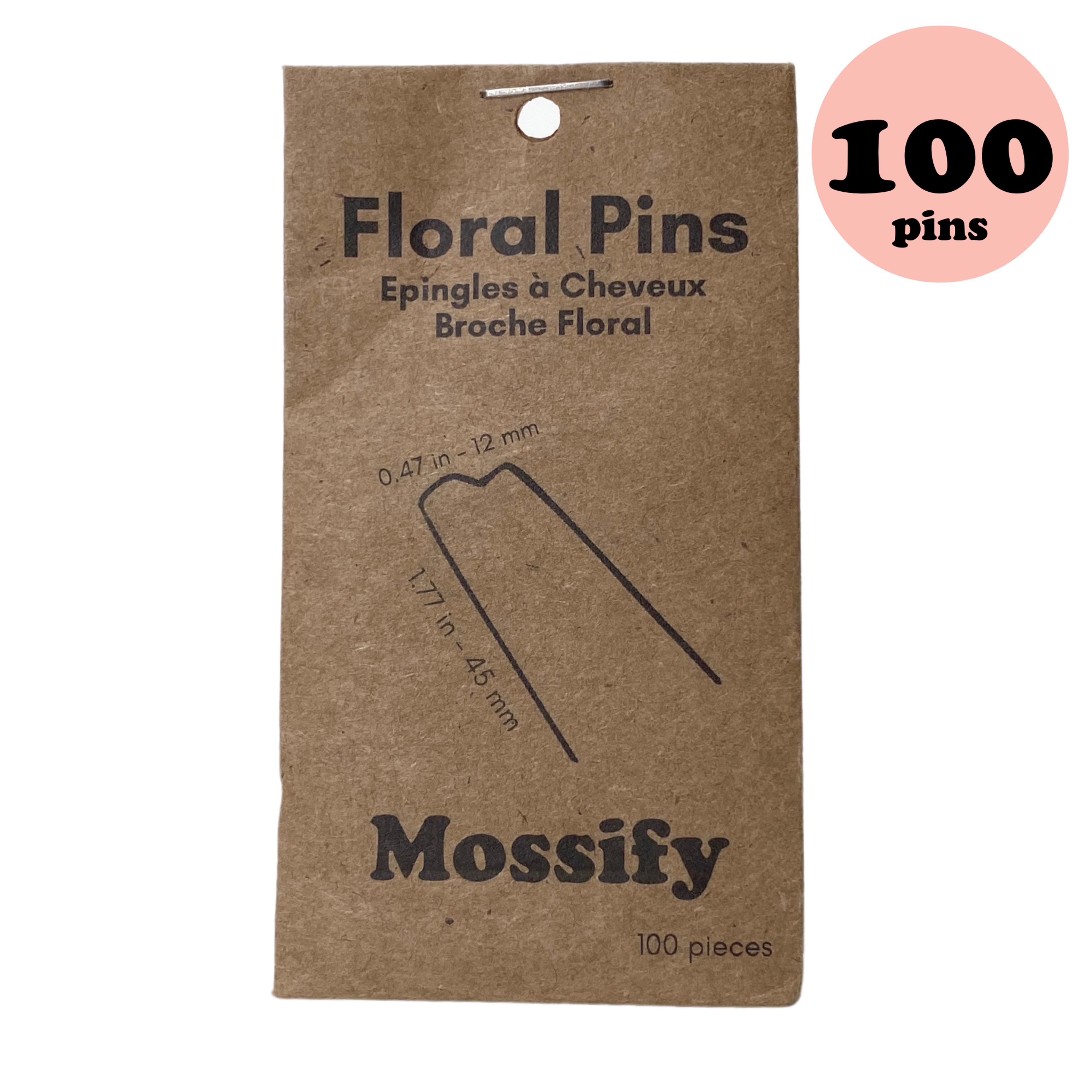 Floral Pins - Greening Pins - Moss Pole Pins