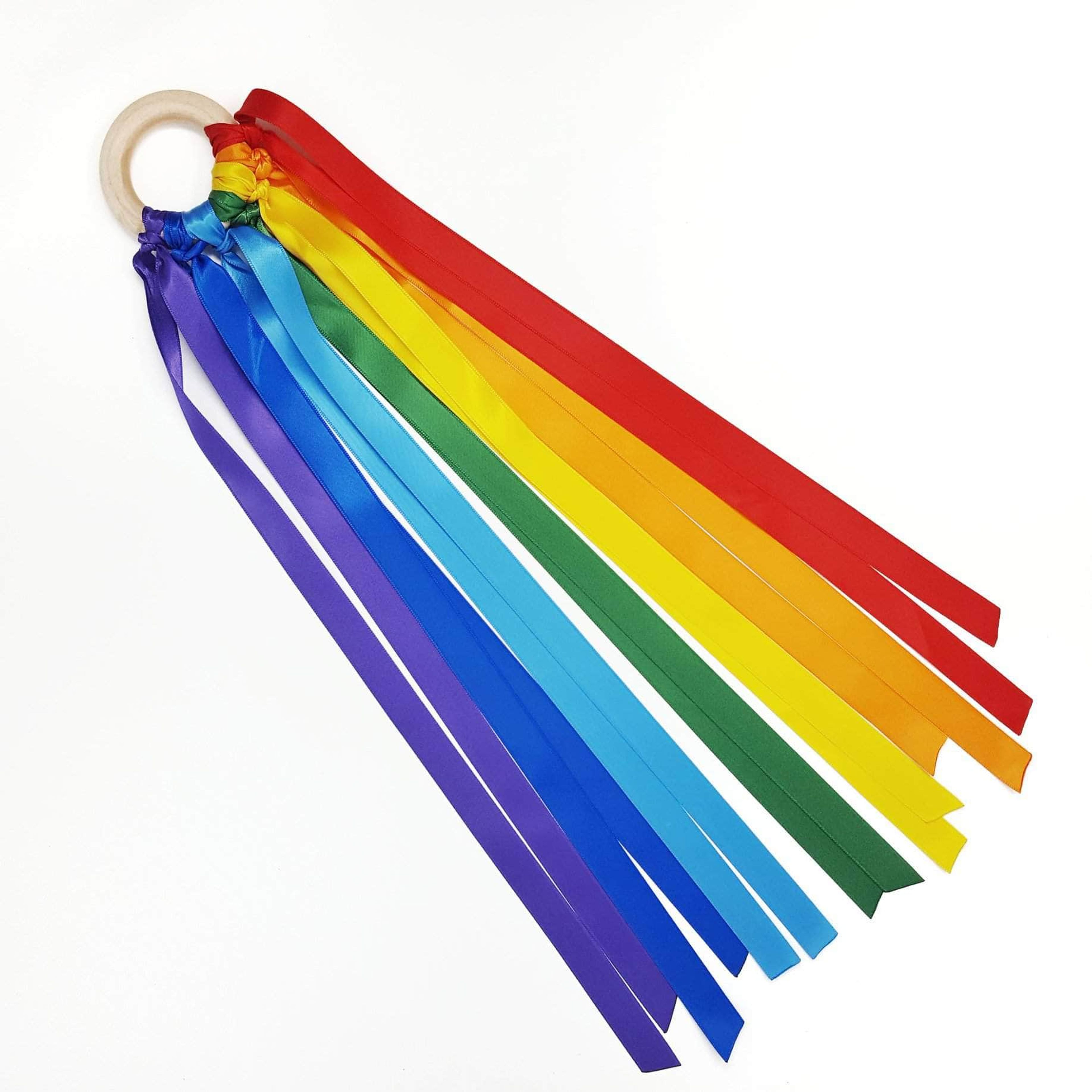 Rainbow Dance Ribbons - 7 color rainbow