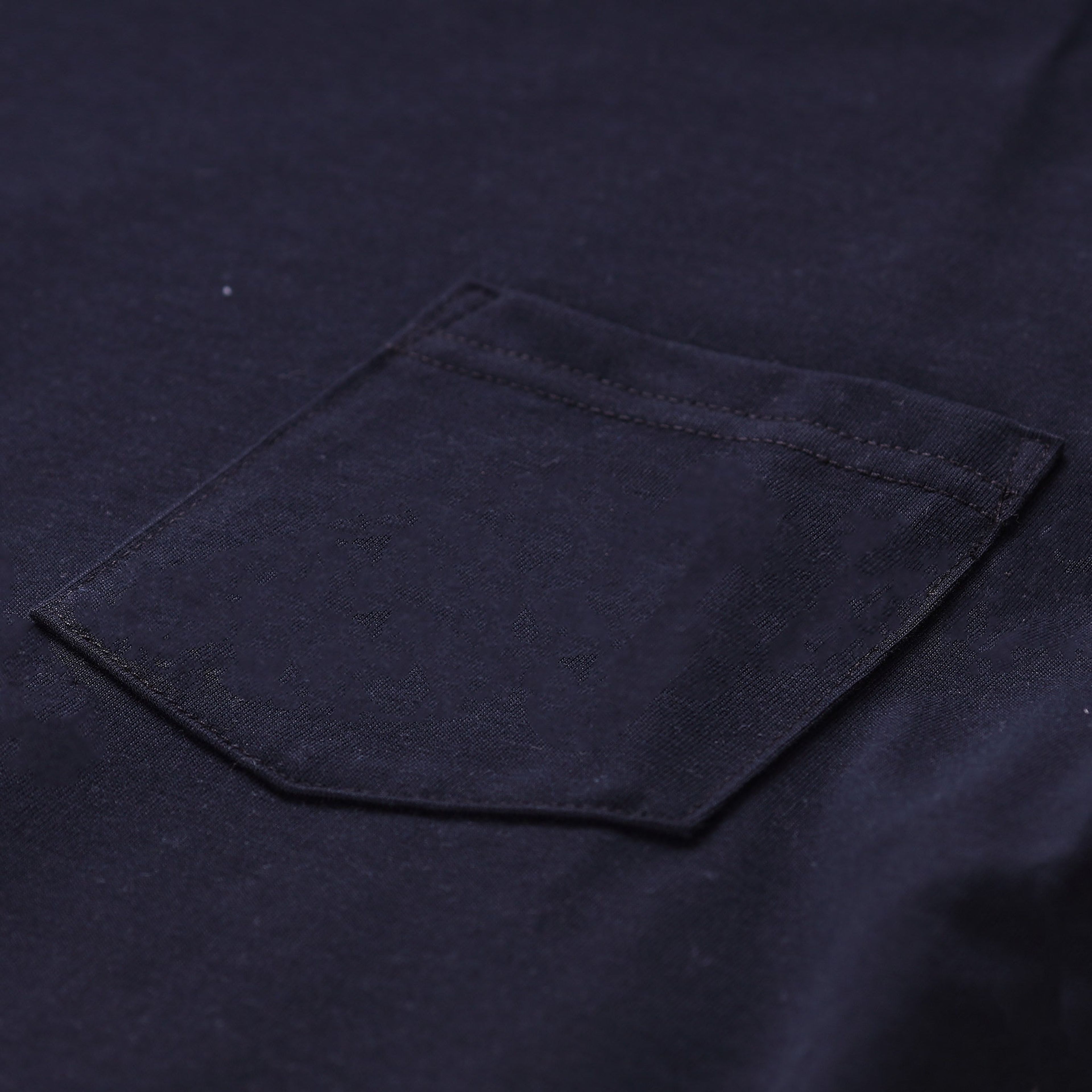 Everyday Long Sleeve Tee with Pocket in Black
