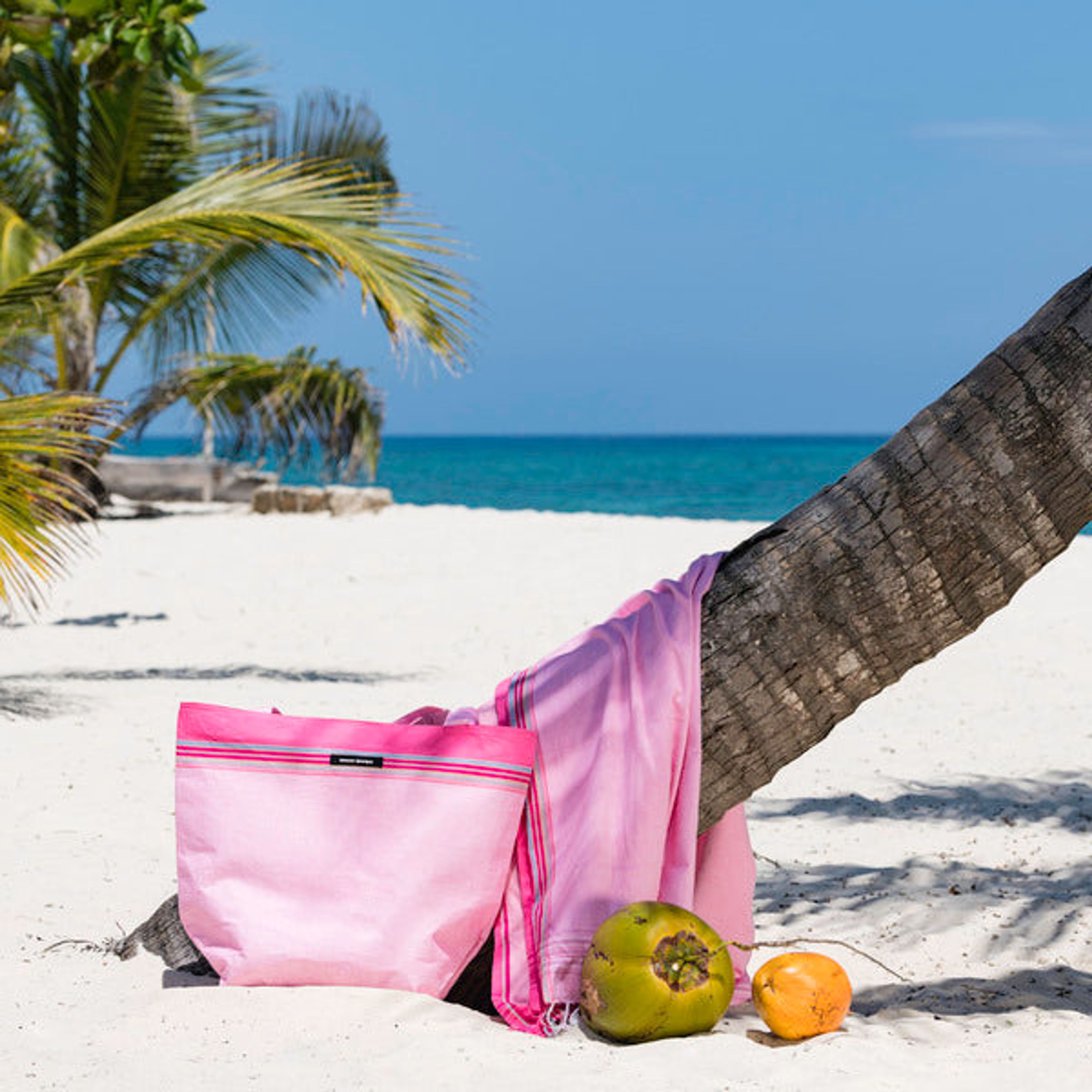 Large Kikoy beach bag - Nyali