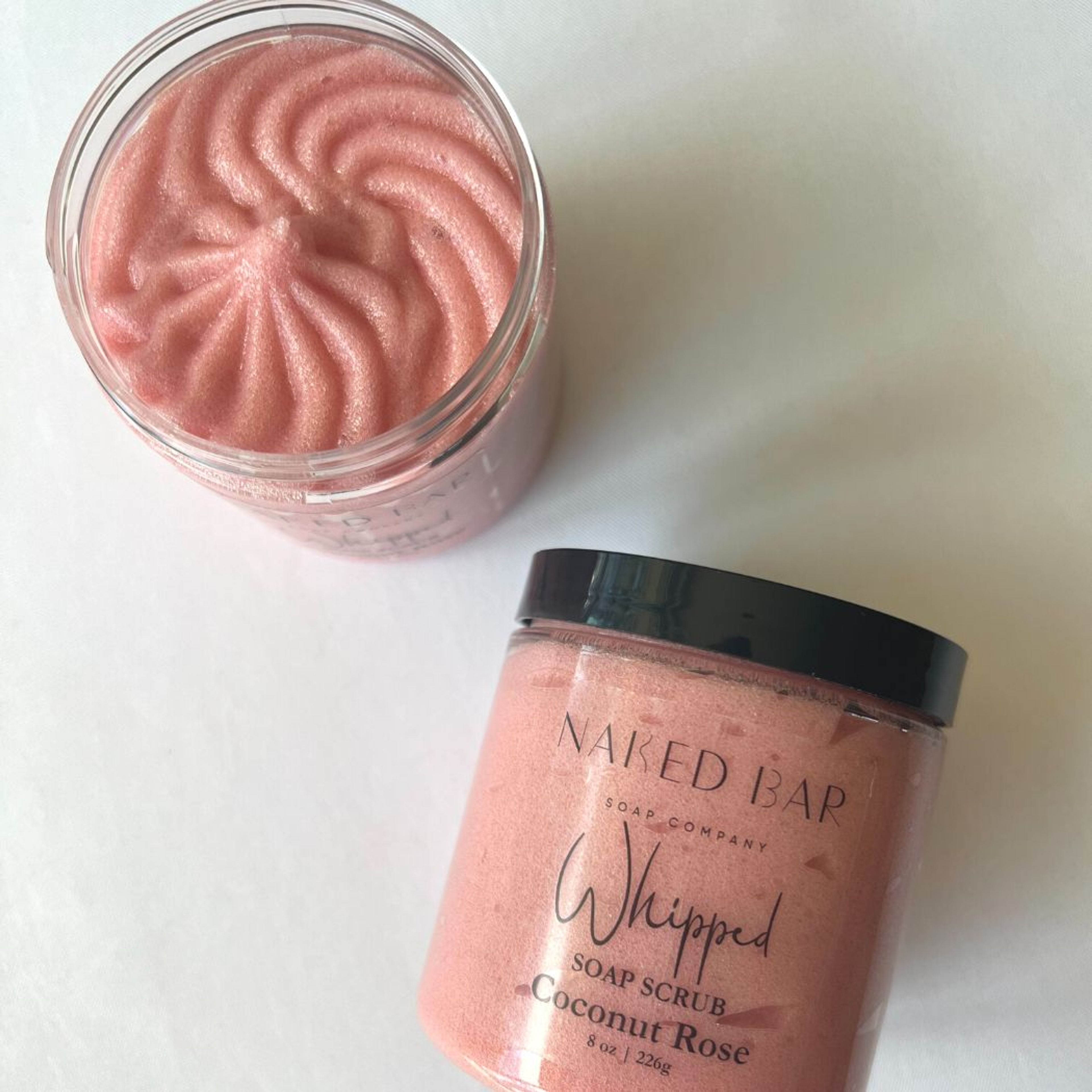 Coconut Rose Whipped Soap Body Scrub