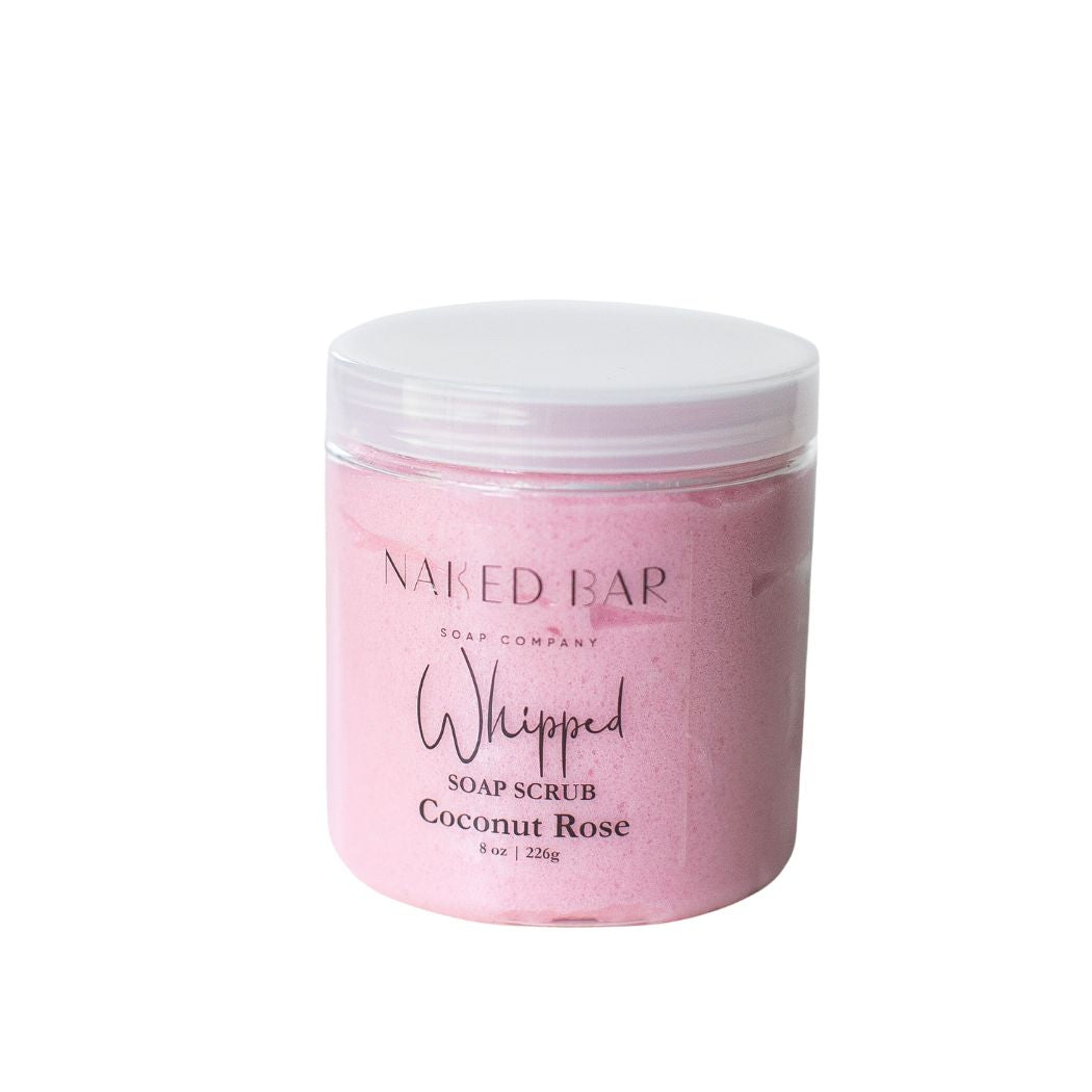 Coconut Rose Whipped Soap Body Scrub