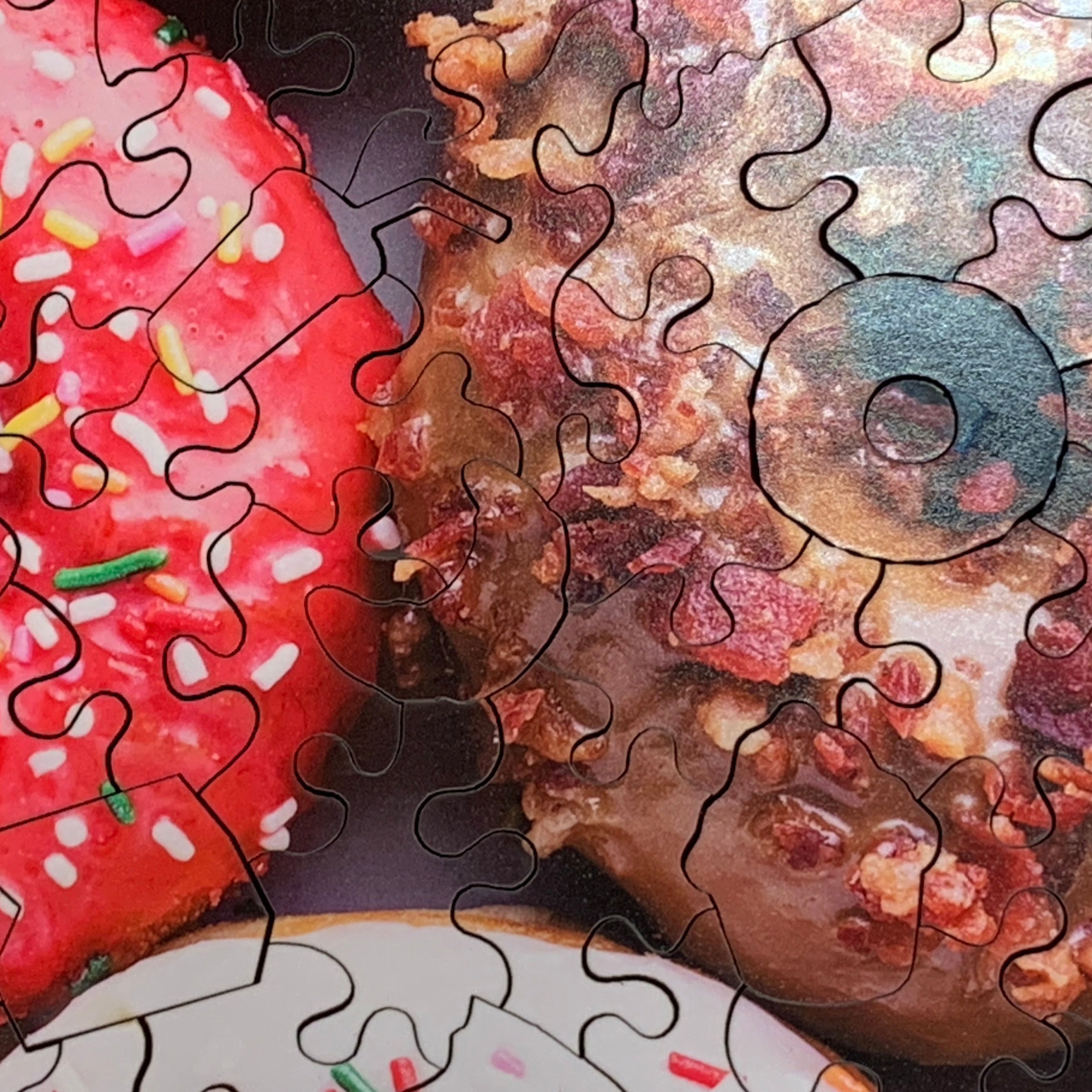 Donut Go Breakin' My Heart (186 Piece Wooden Jigsaw Puzzle)