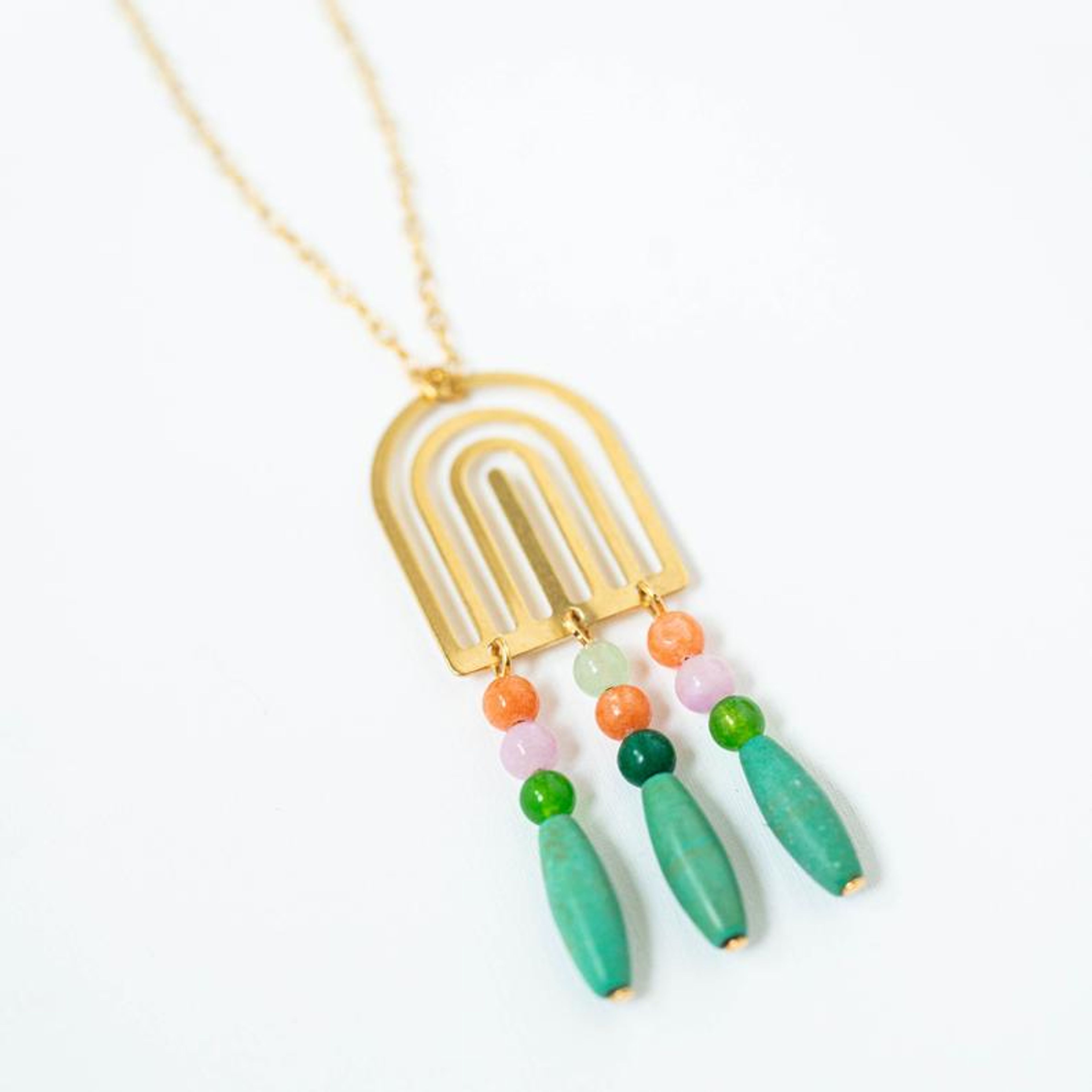 Turquoise Pendant Necklace- WS
