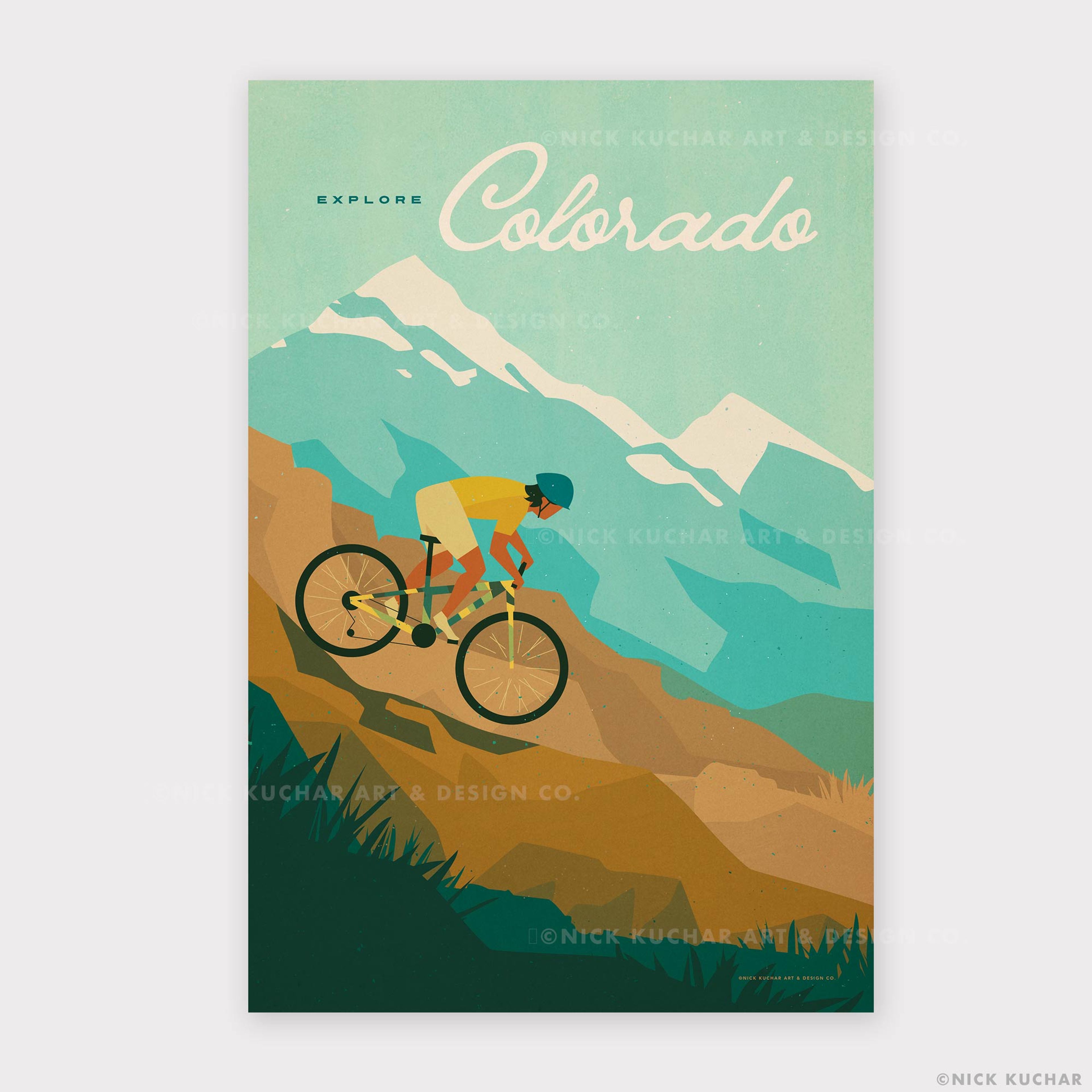 Explore Colorado - 12x18 Travel Print