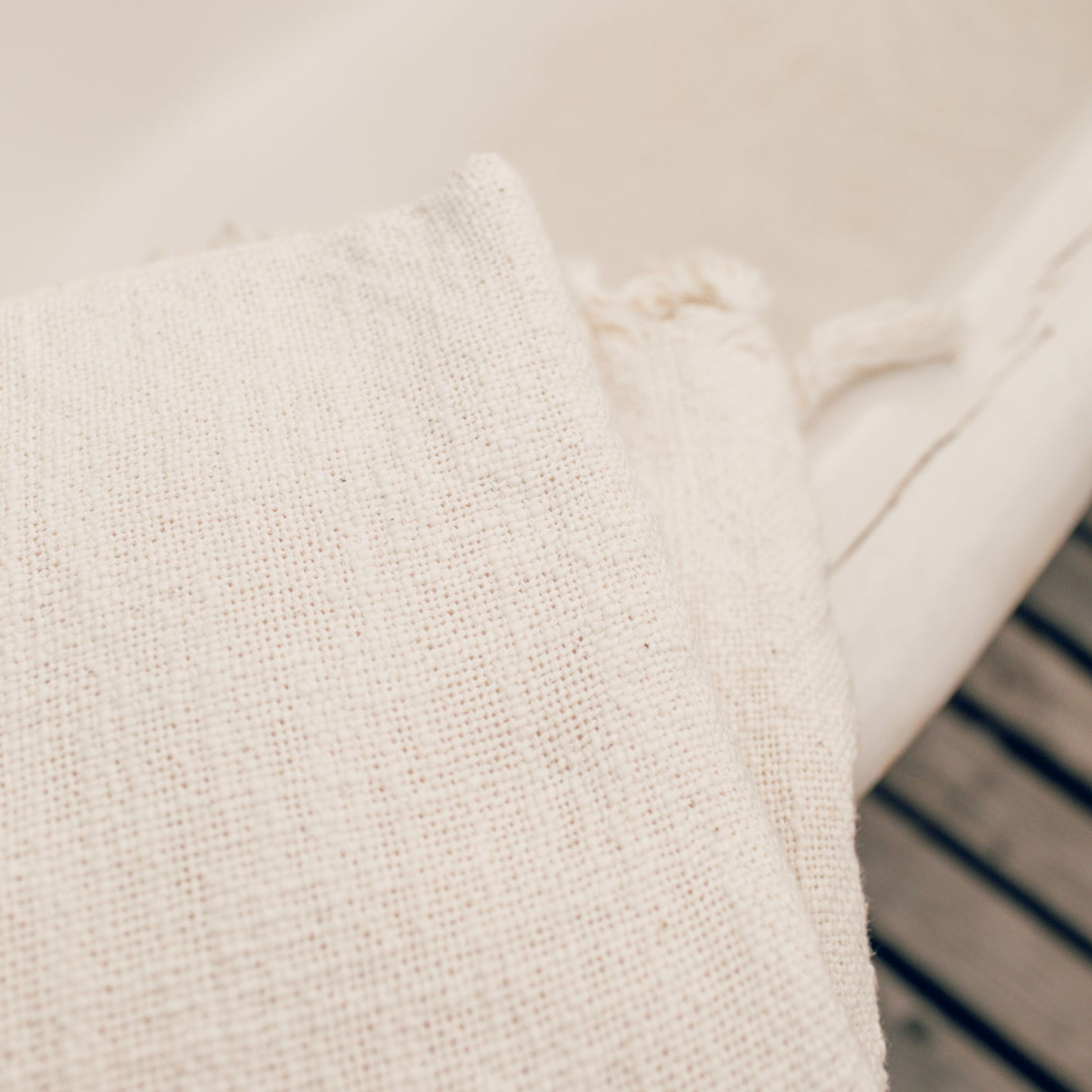 Limited Edition Beyaz Handwoven Towel