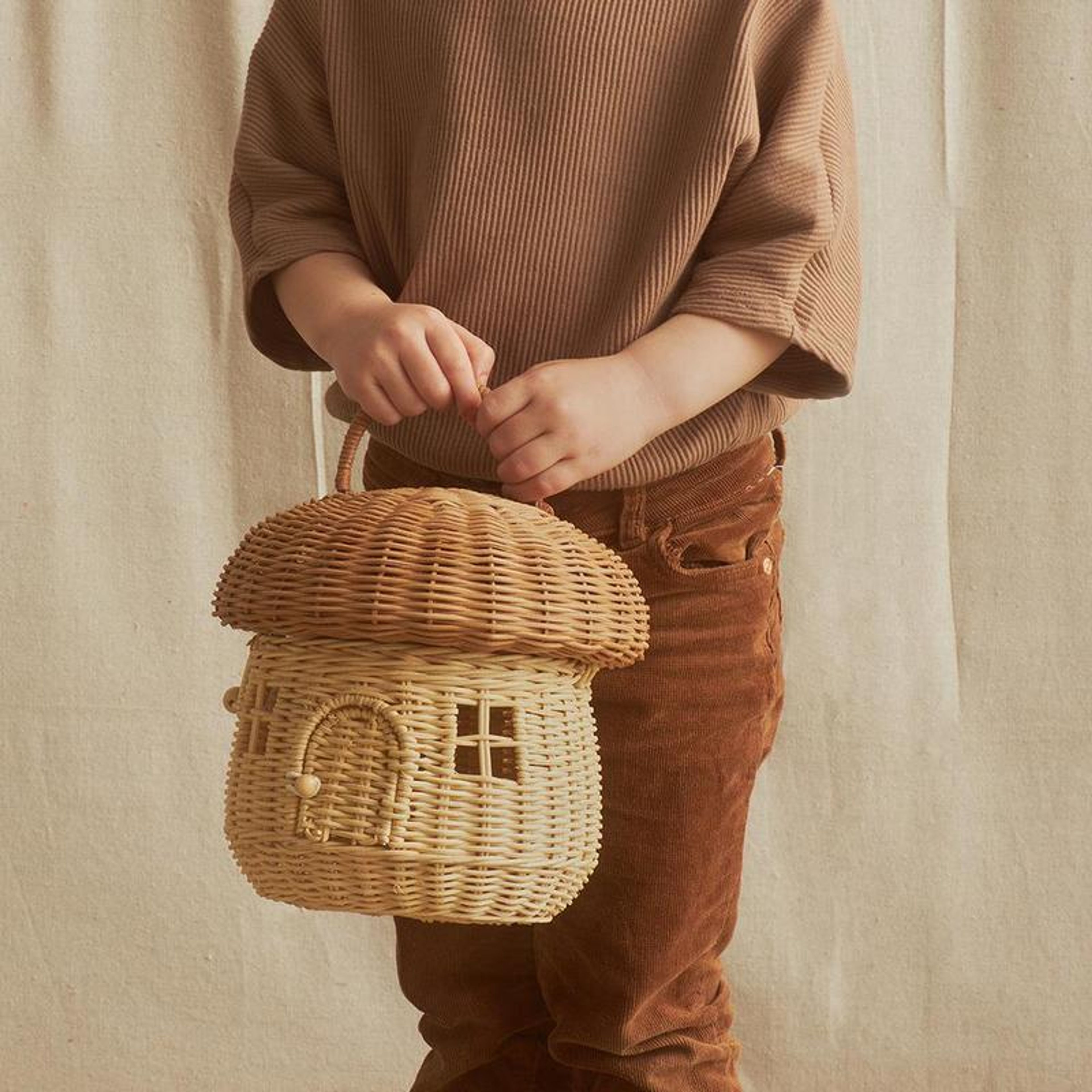 Olli Ella | Mushroom Basket