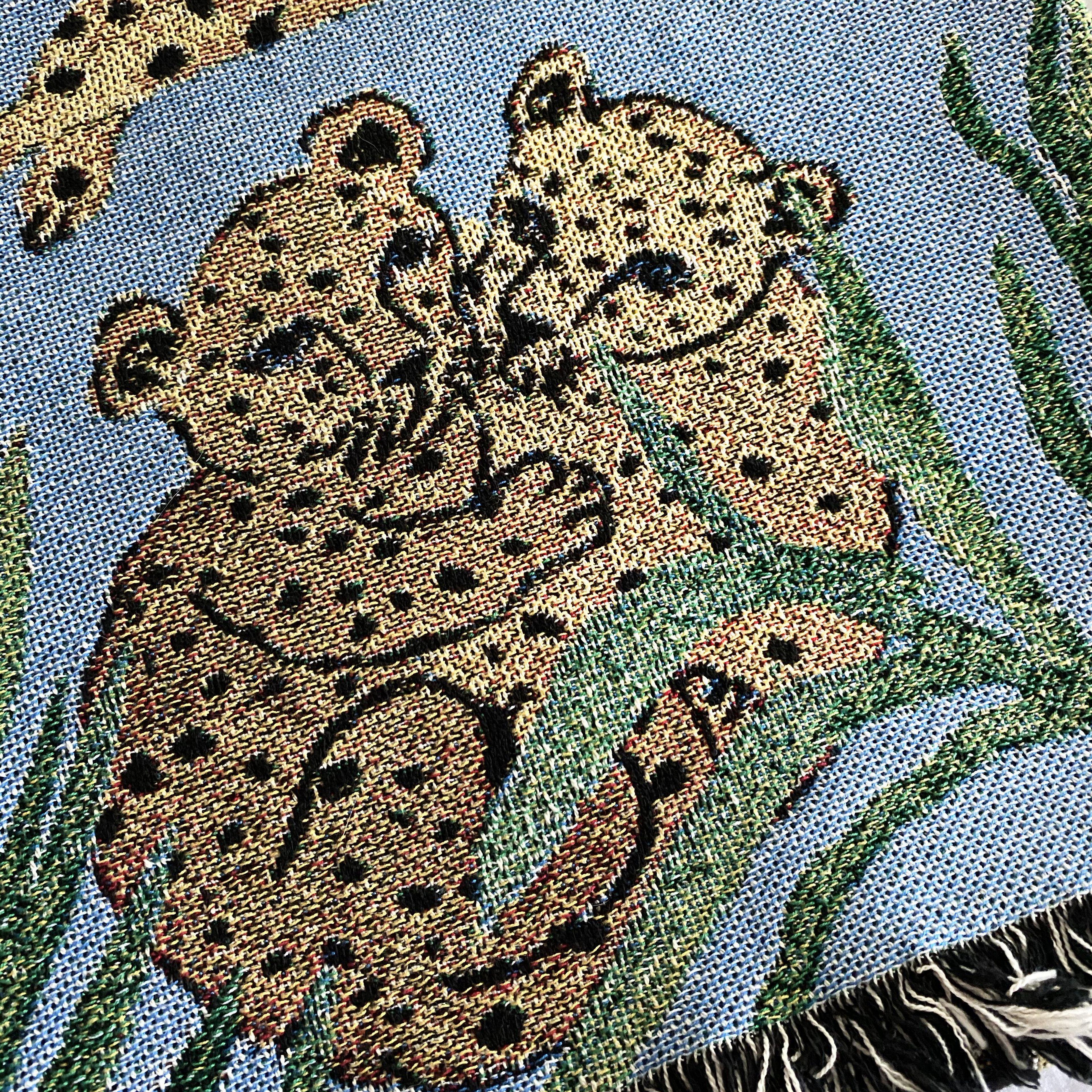 Blue Cheetahs Blanket