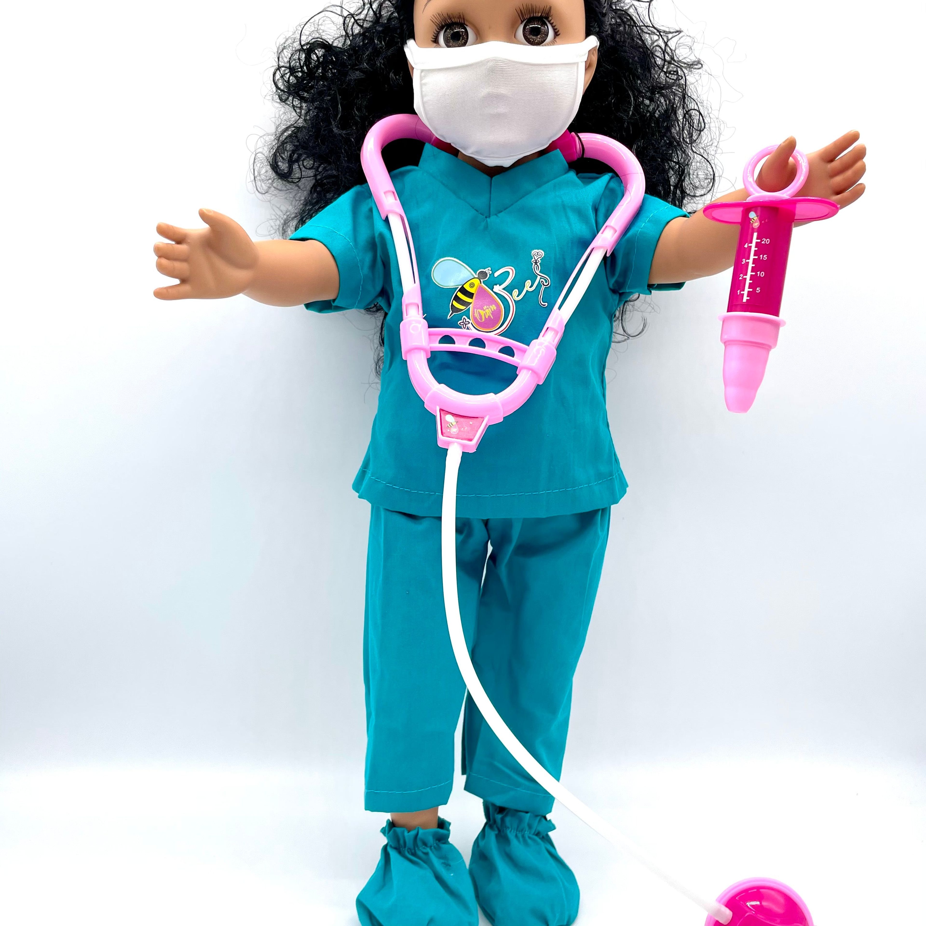 Healthcare Hero Bee Pretend Play Set (doll sold separately)