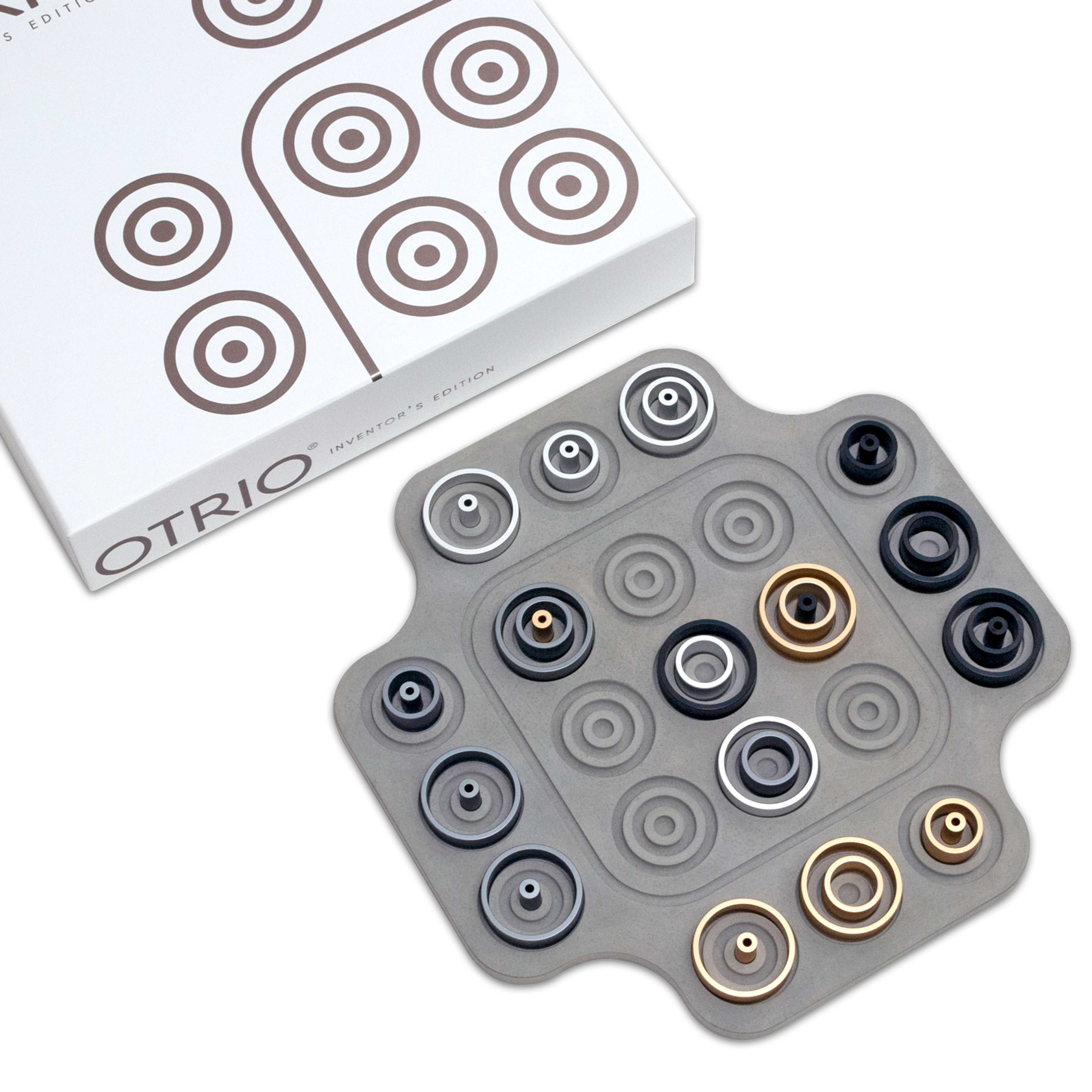 Otrio Inventor's Edition: Concrete (Luxe Aluminum Ring Set)