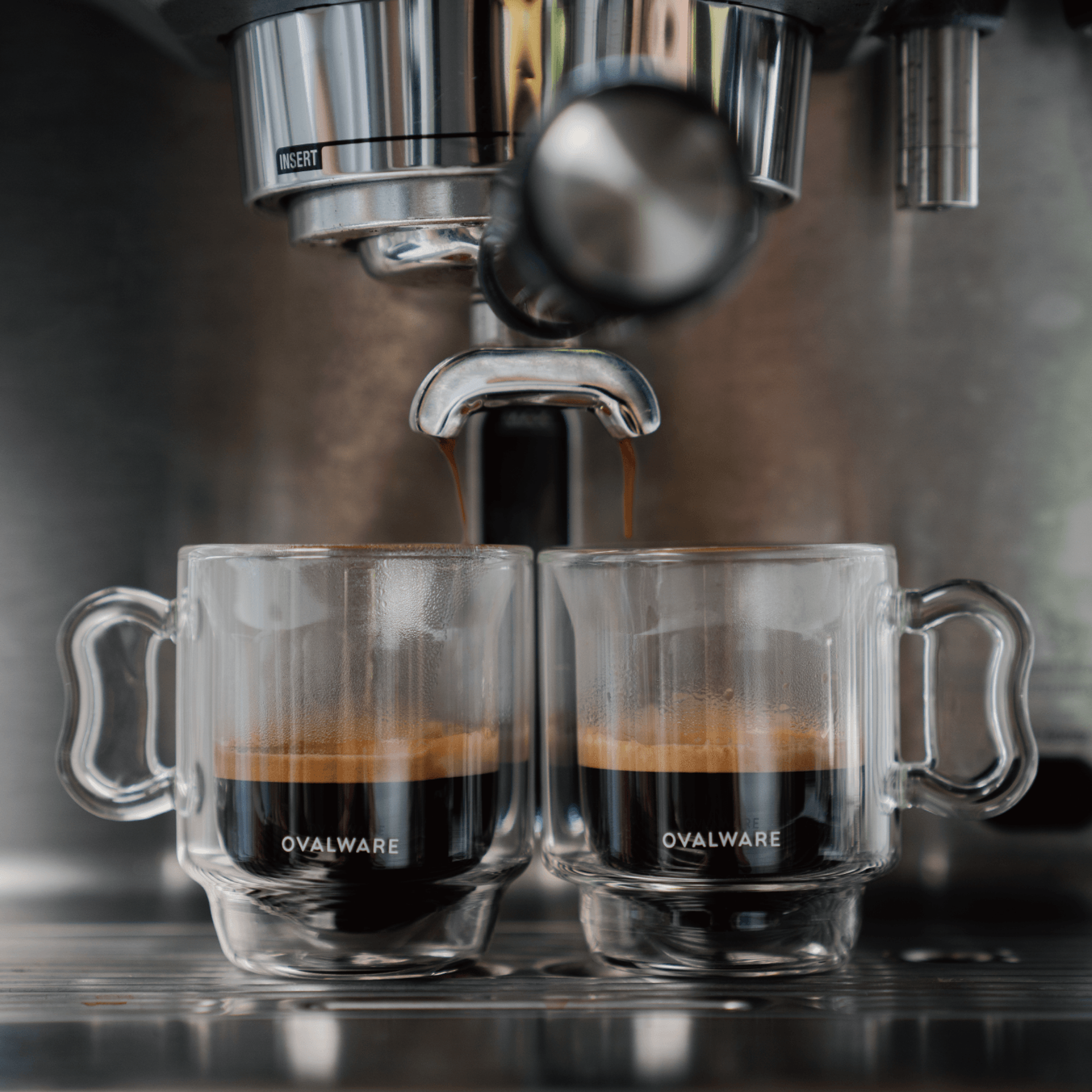 Double Wall Espresso Cups by OVALWARE