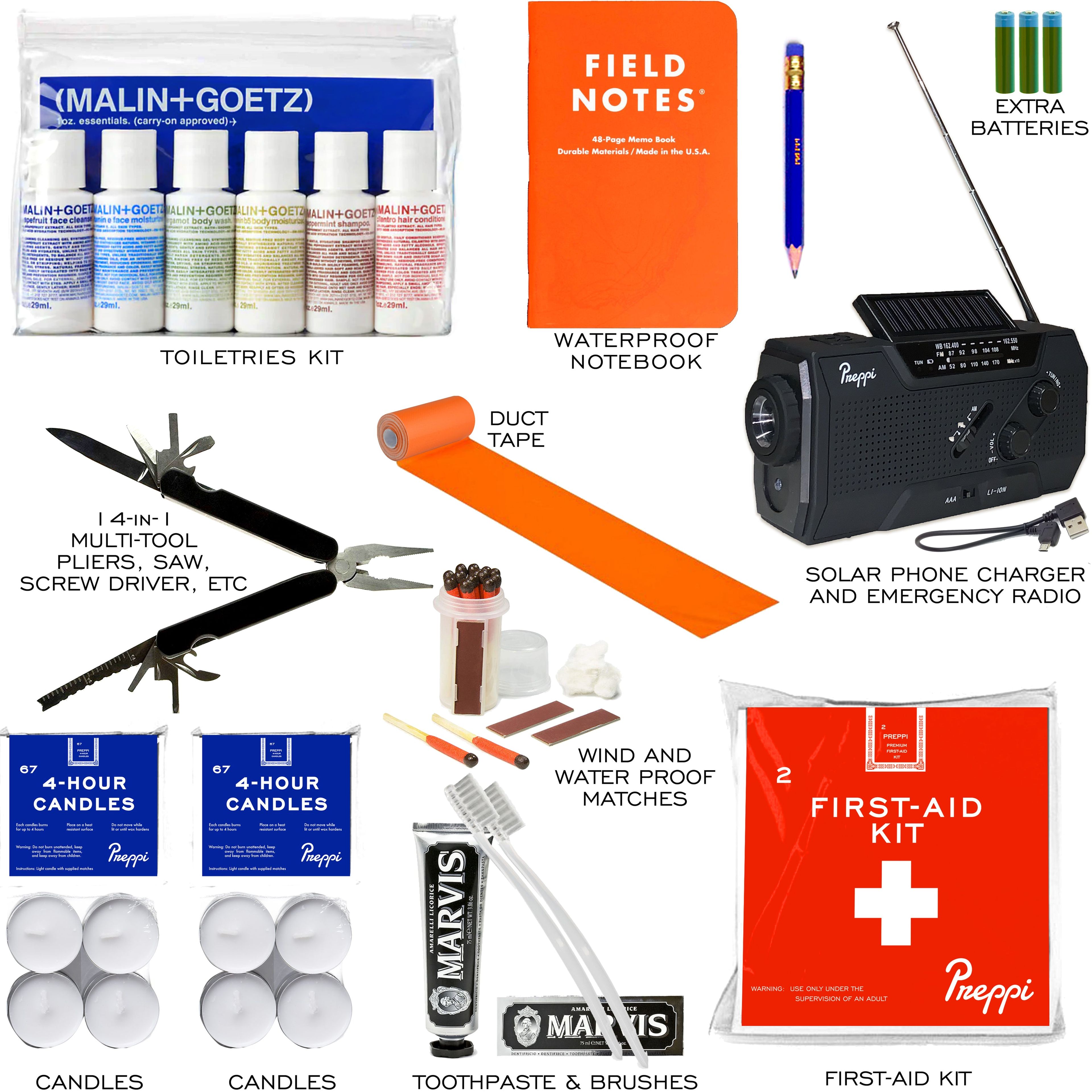 The Prepster | Two-Person | 3-Day Emergency Kit Bag