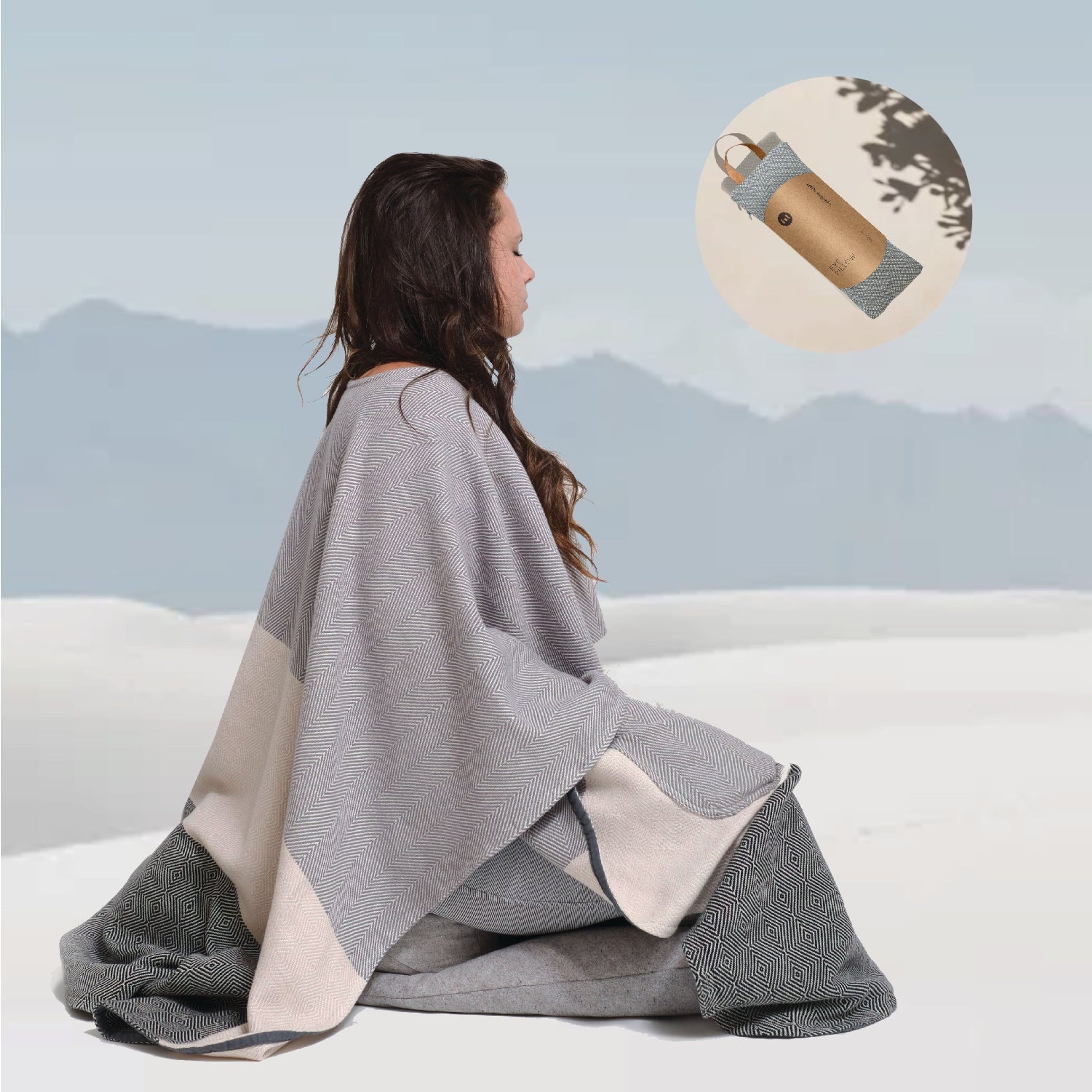 *SALE* Meditation Blanket & Eye Pillow Bundle