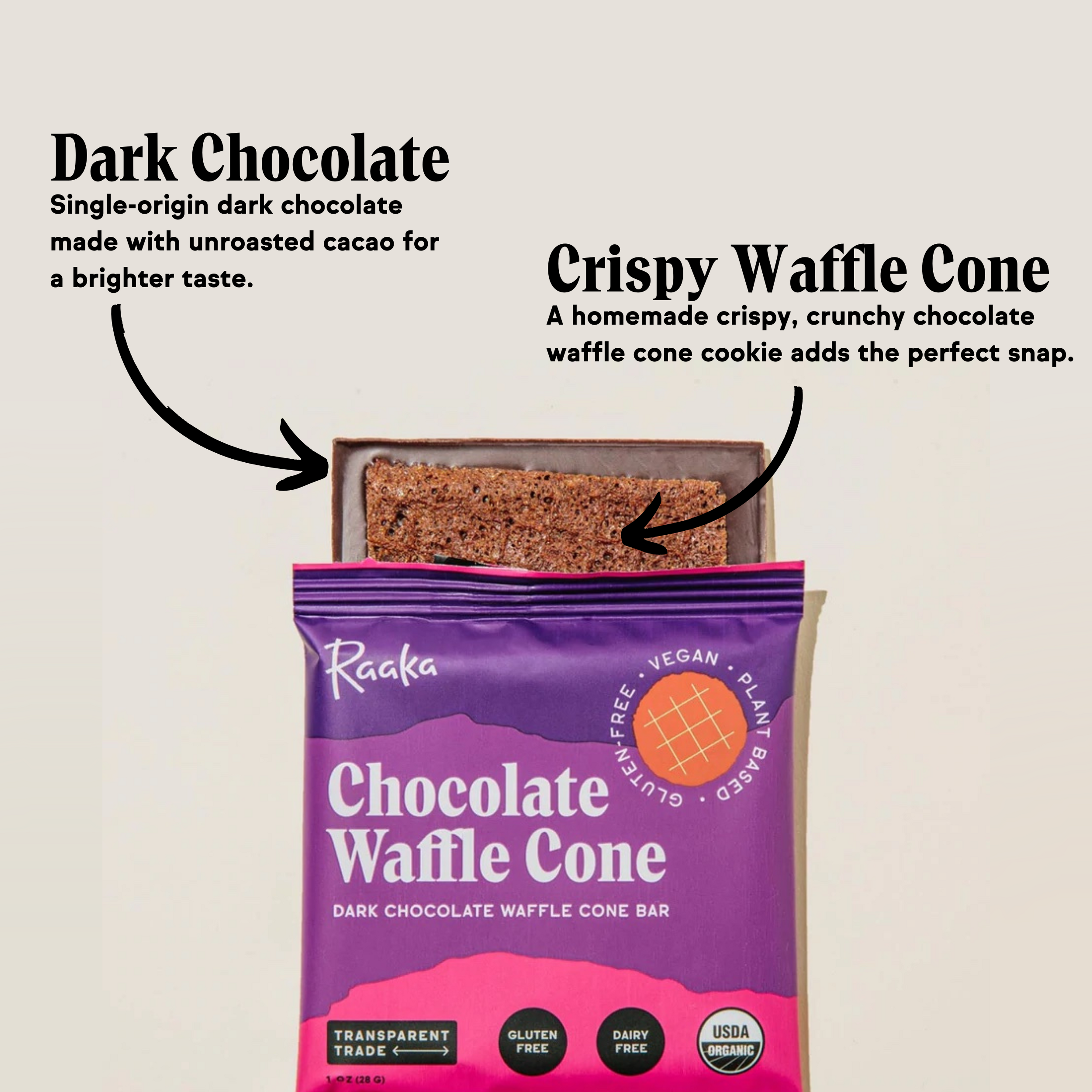Chocolate Waffle Cone (Box of 10)