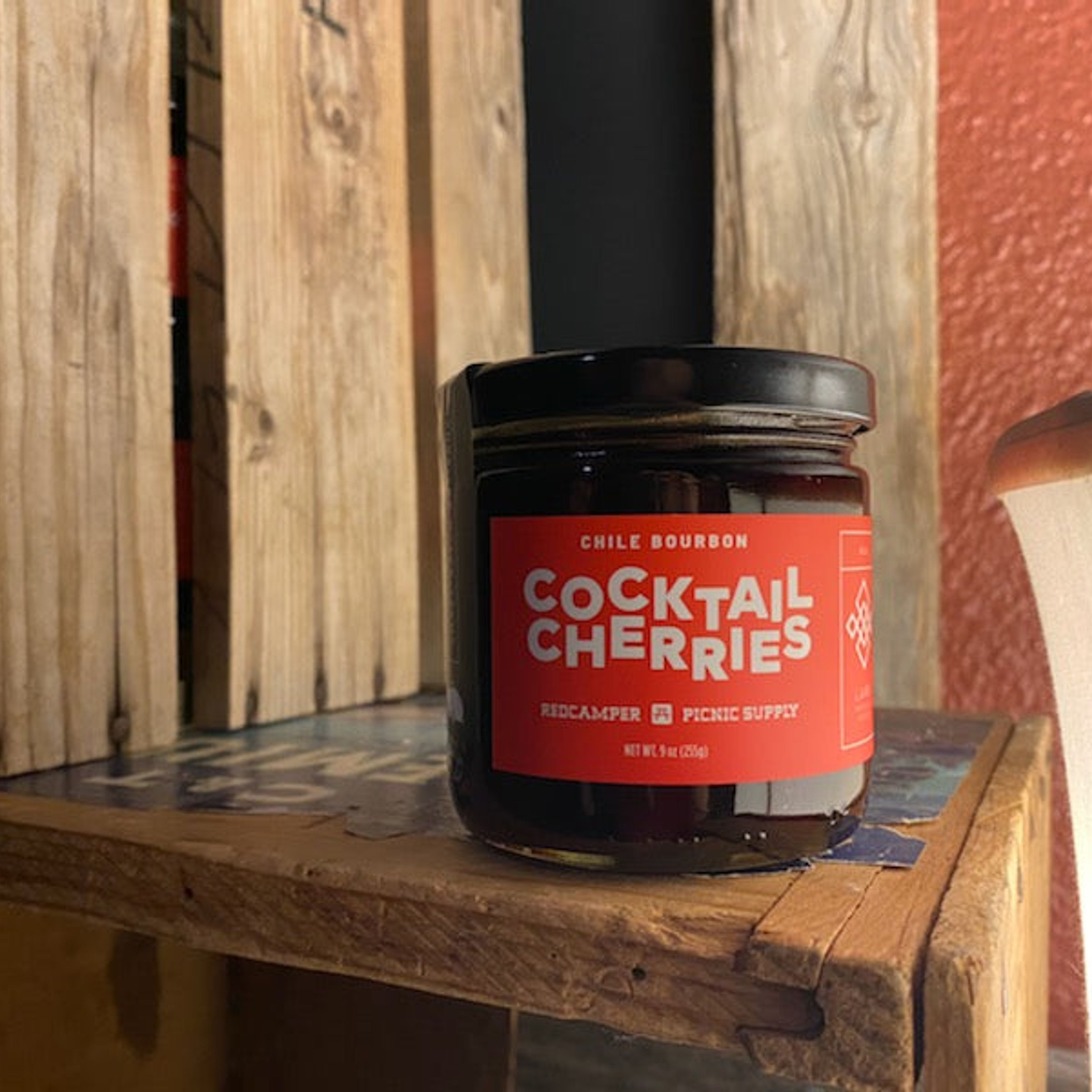 Chile Bourbon Cocktail Cherries: Proper Size