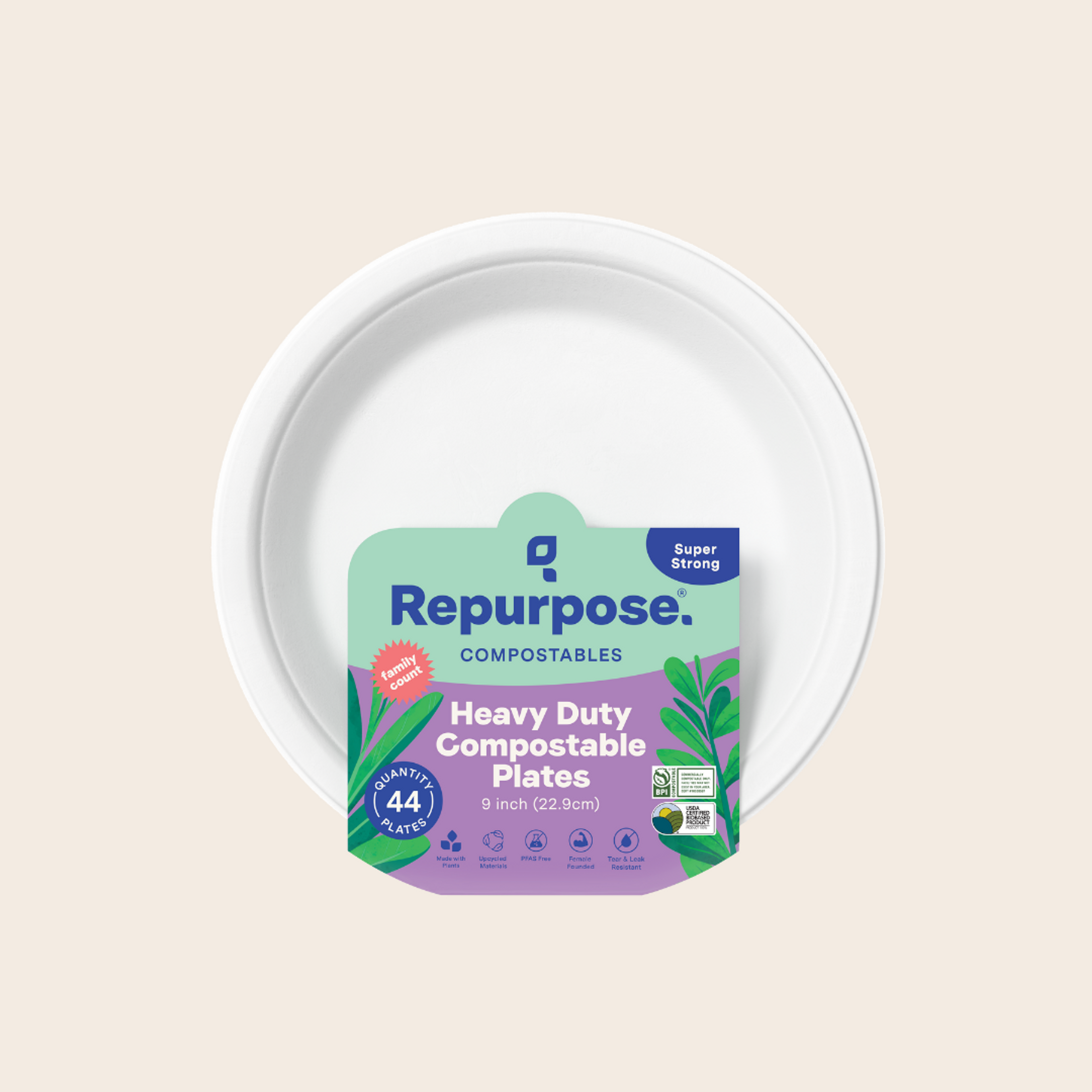 Compostable 9” Everyday Plates
