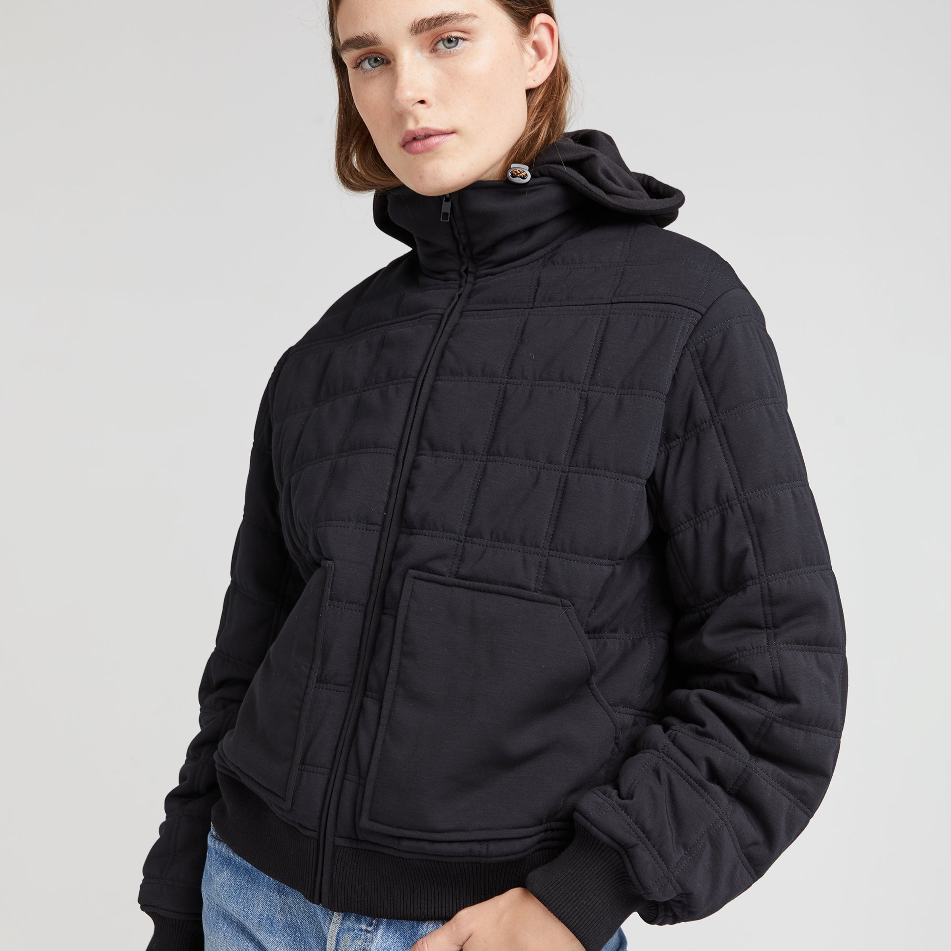 Women's Quilted Modal Bomber Jacket