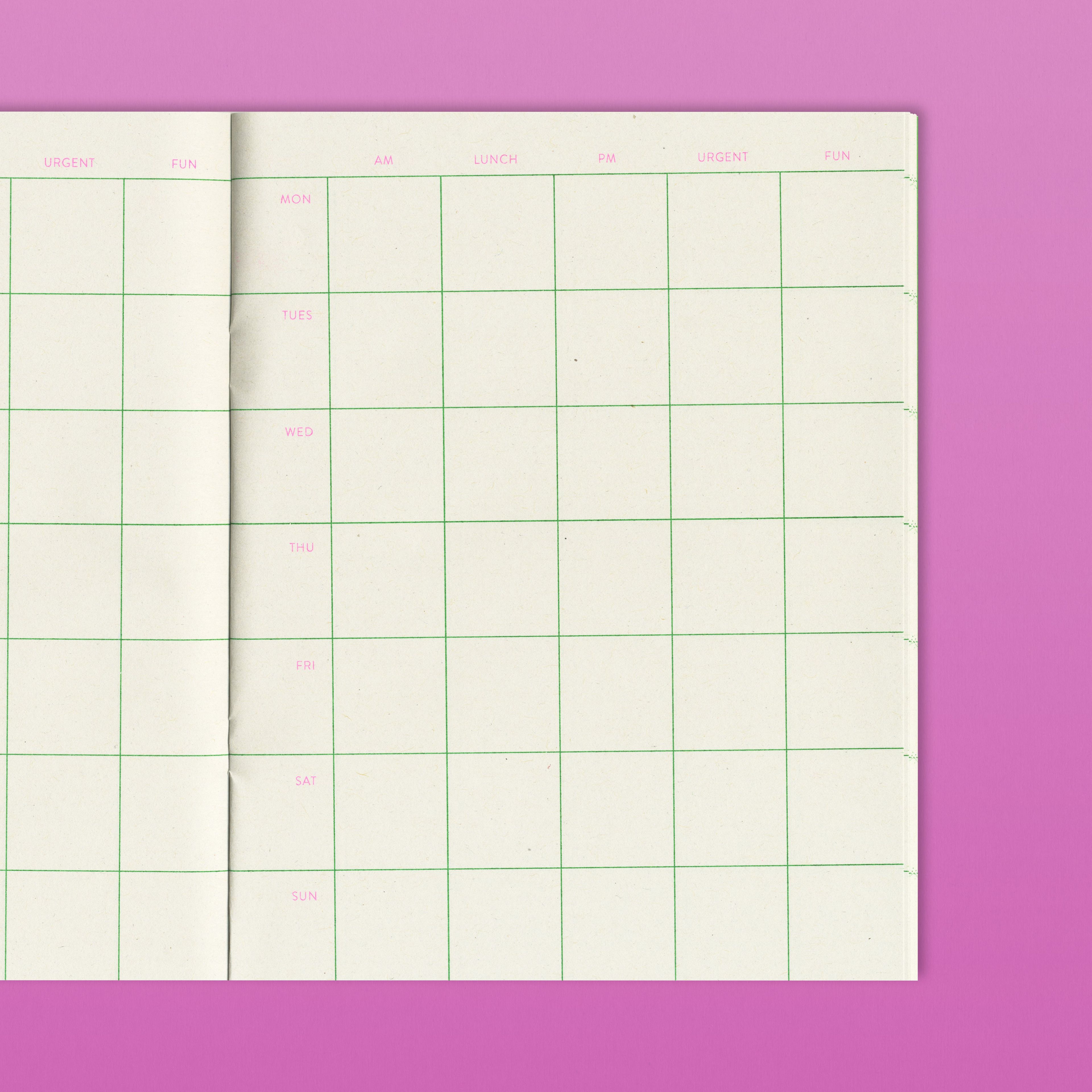 Quaderno No.2 - Week Planner Notebook