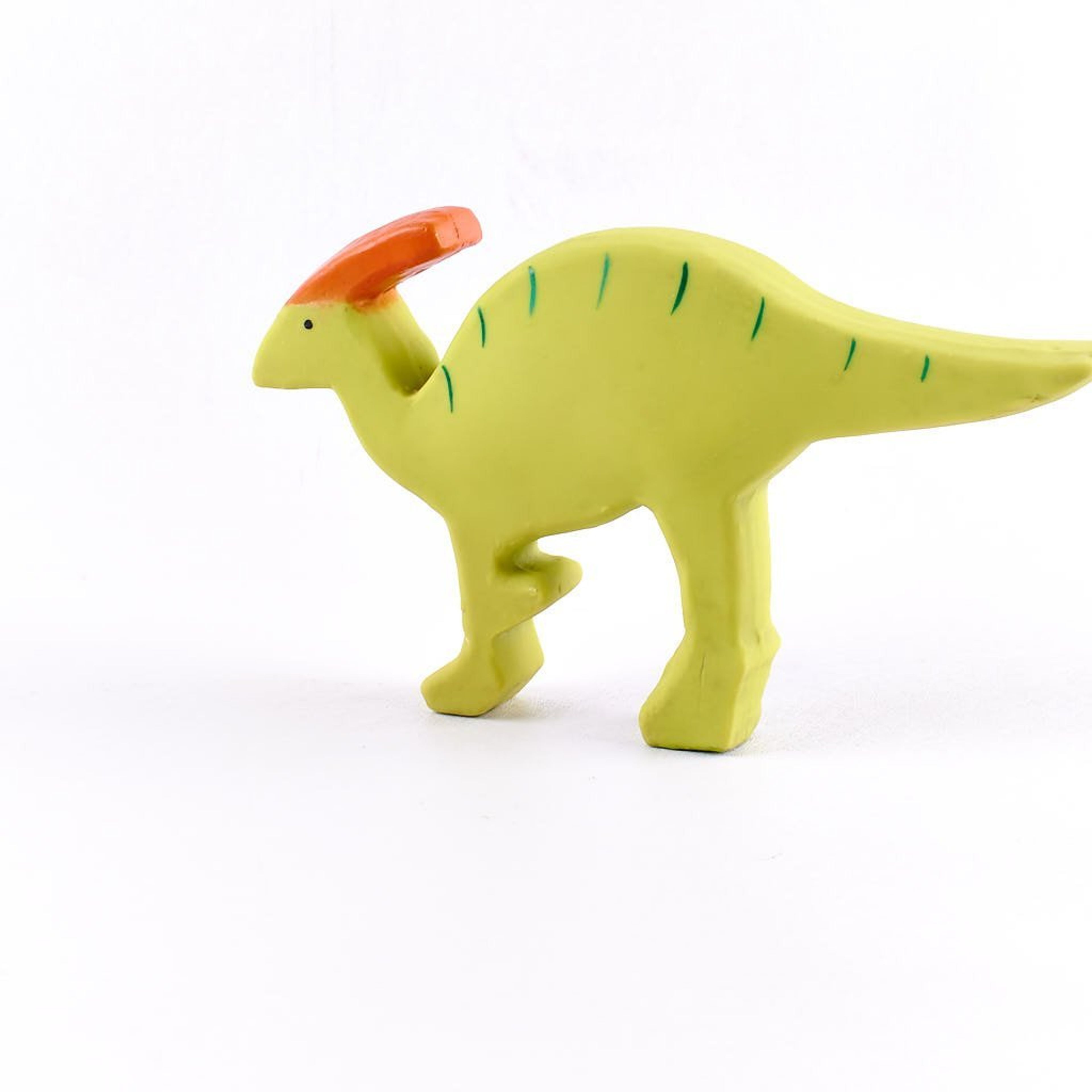 Baby Parasaurolophus Dinosaur Natural Organic Rubber Toy