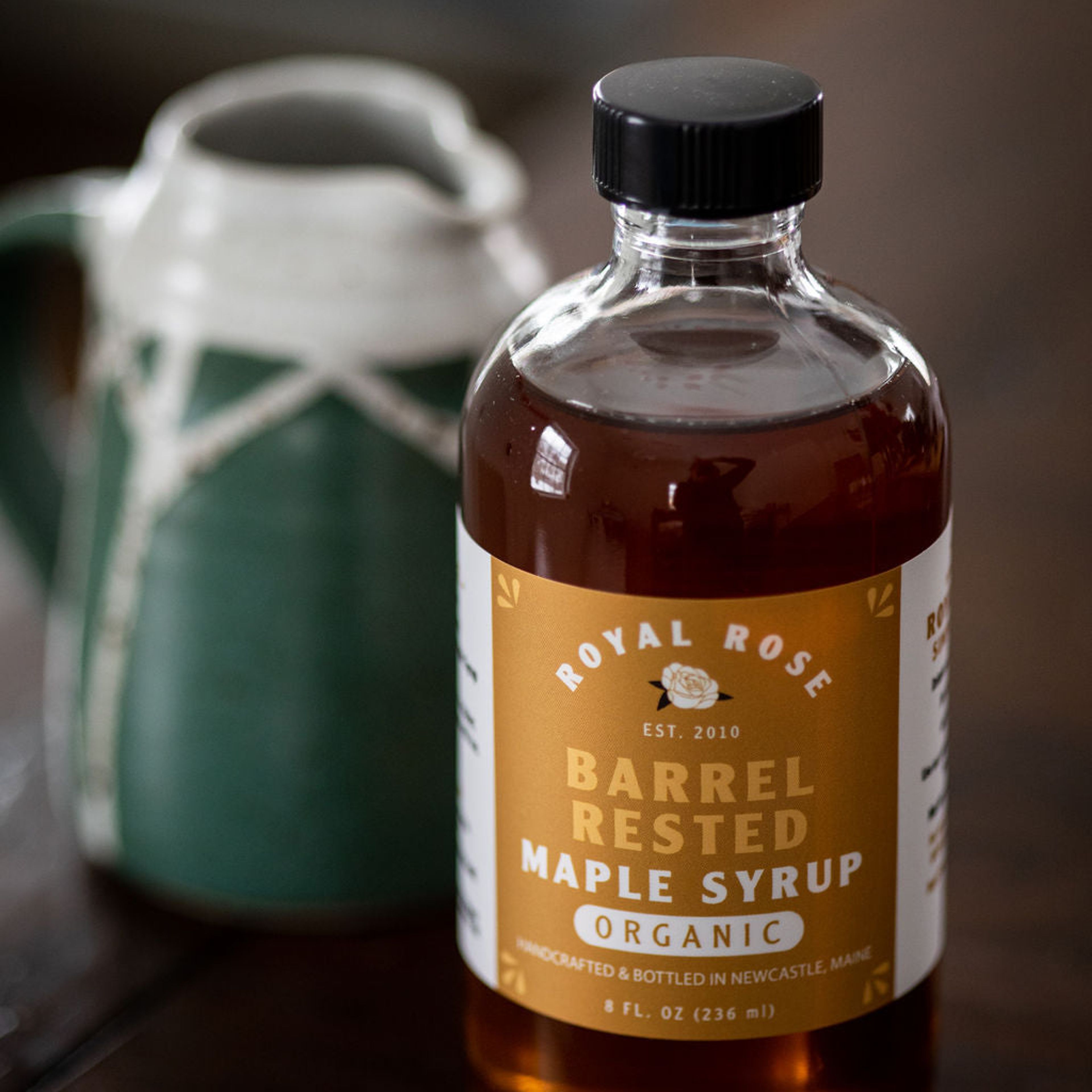 Barrel Rested Organic Maine Maple Syrup