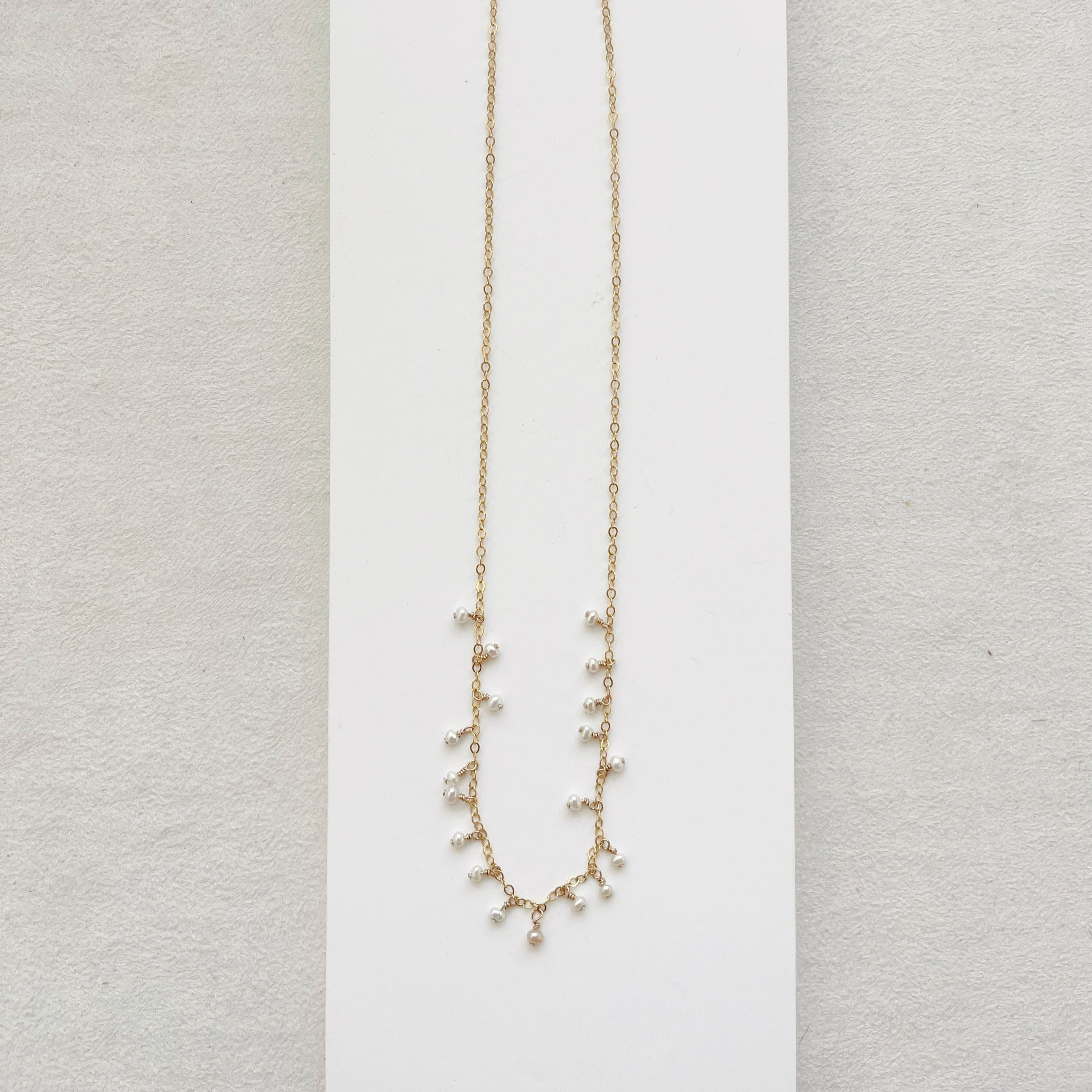 Fringe Necklace Freshwater Pearl