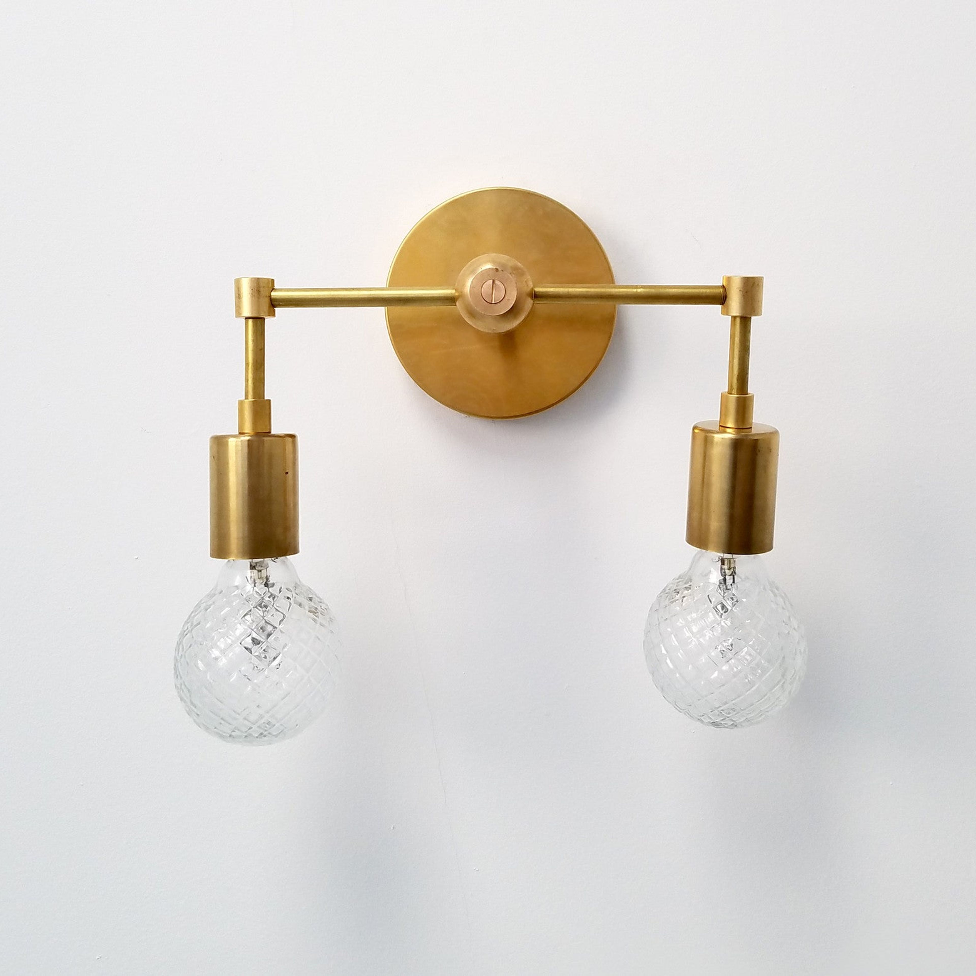 Small Magazine Sconce with two lights