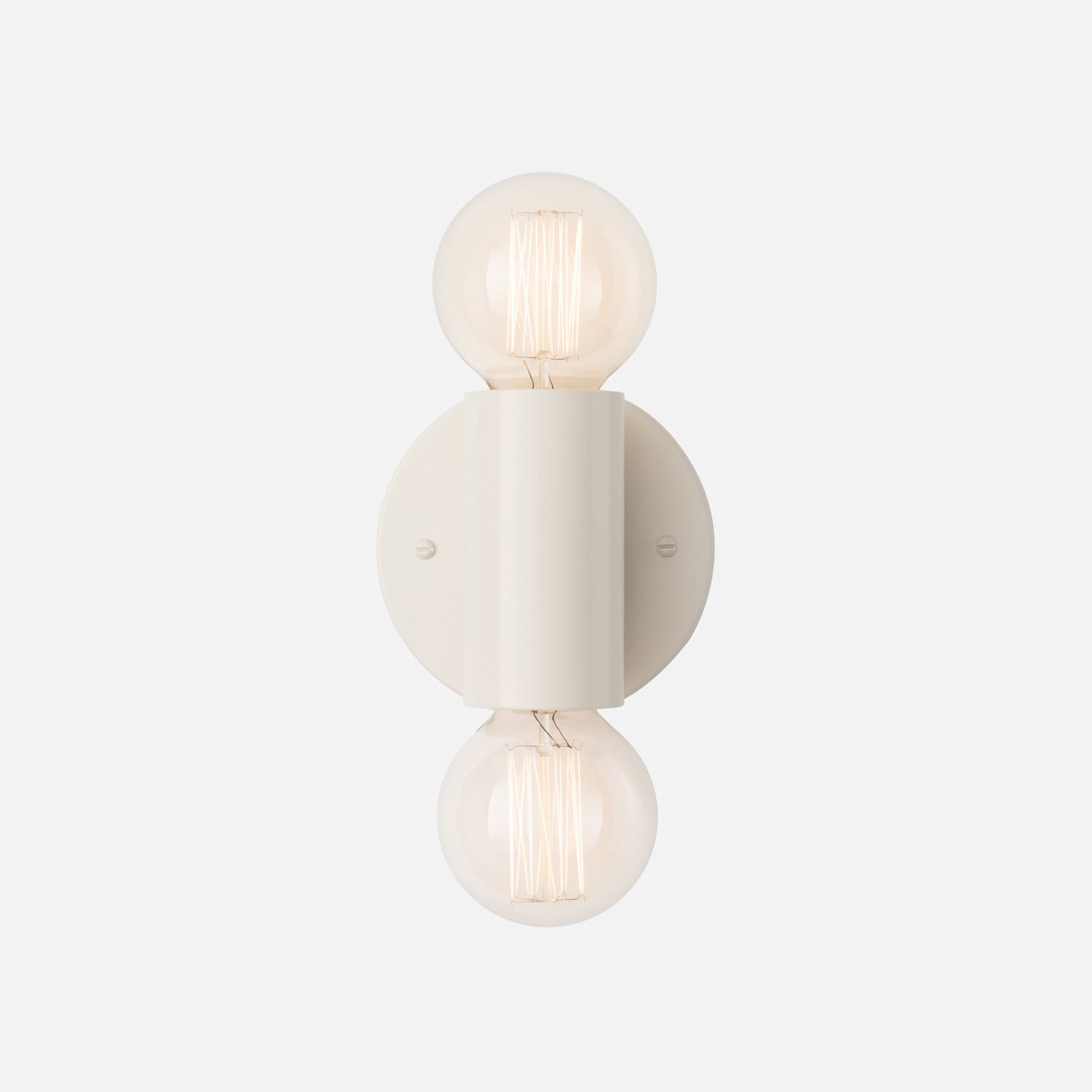 Cylinder Double Sconce