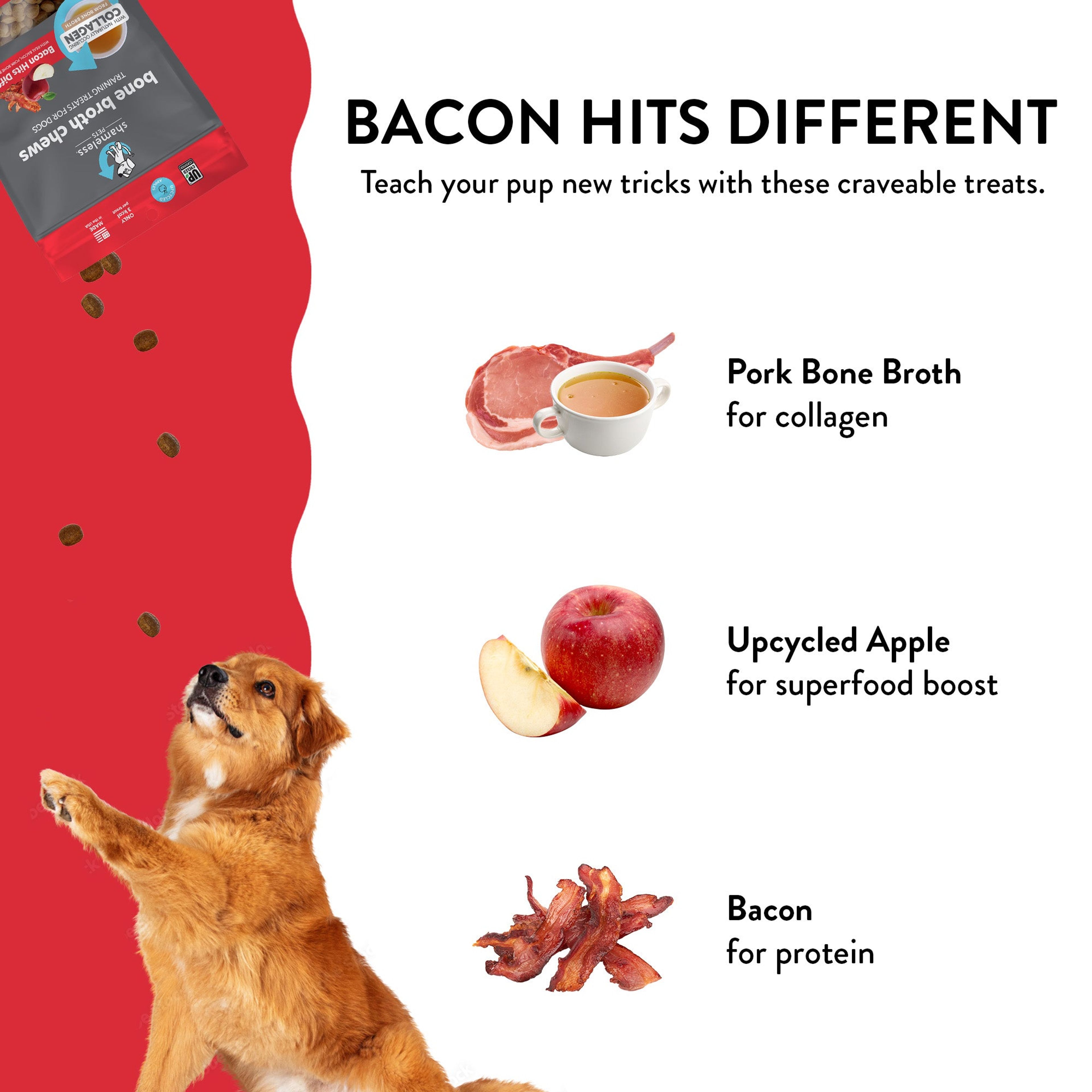 Bacon Hits Different Bone Broth Chews