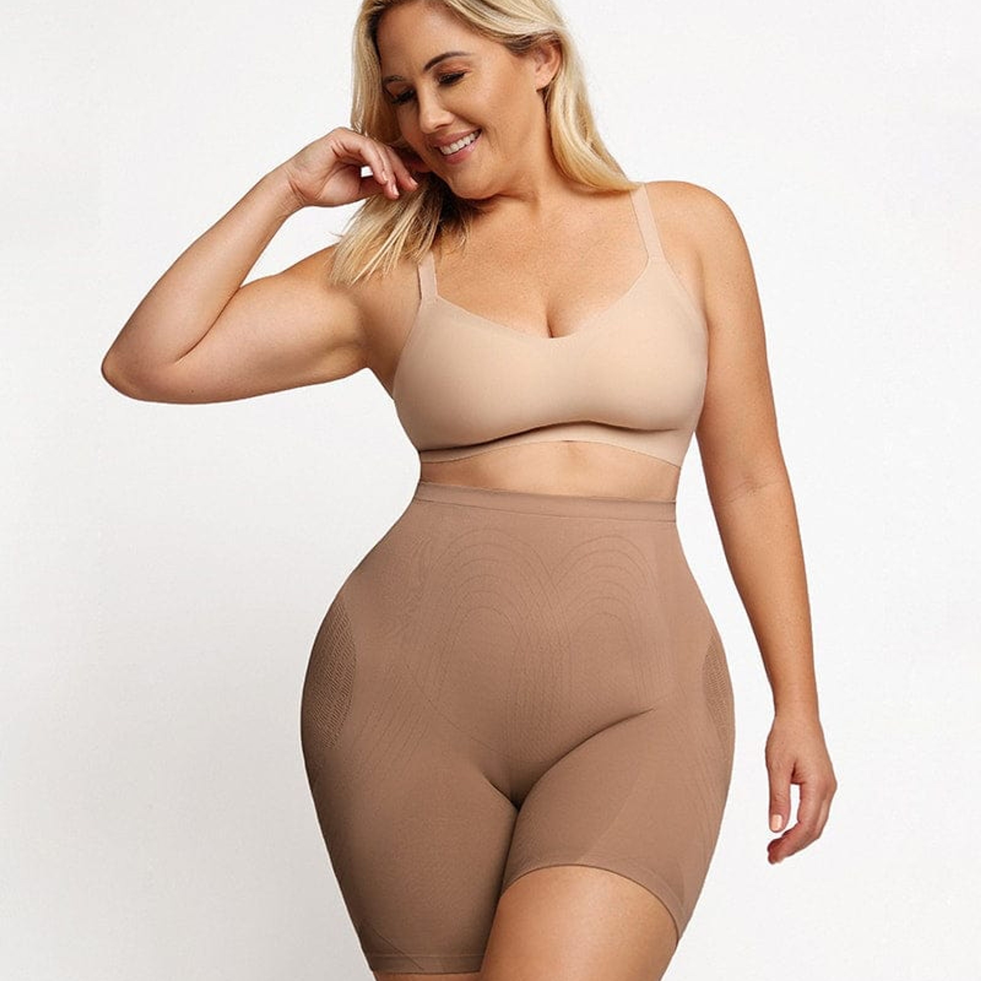 Shapellx PowerConceal Seamless High Waisted Shorts on Marmalade