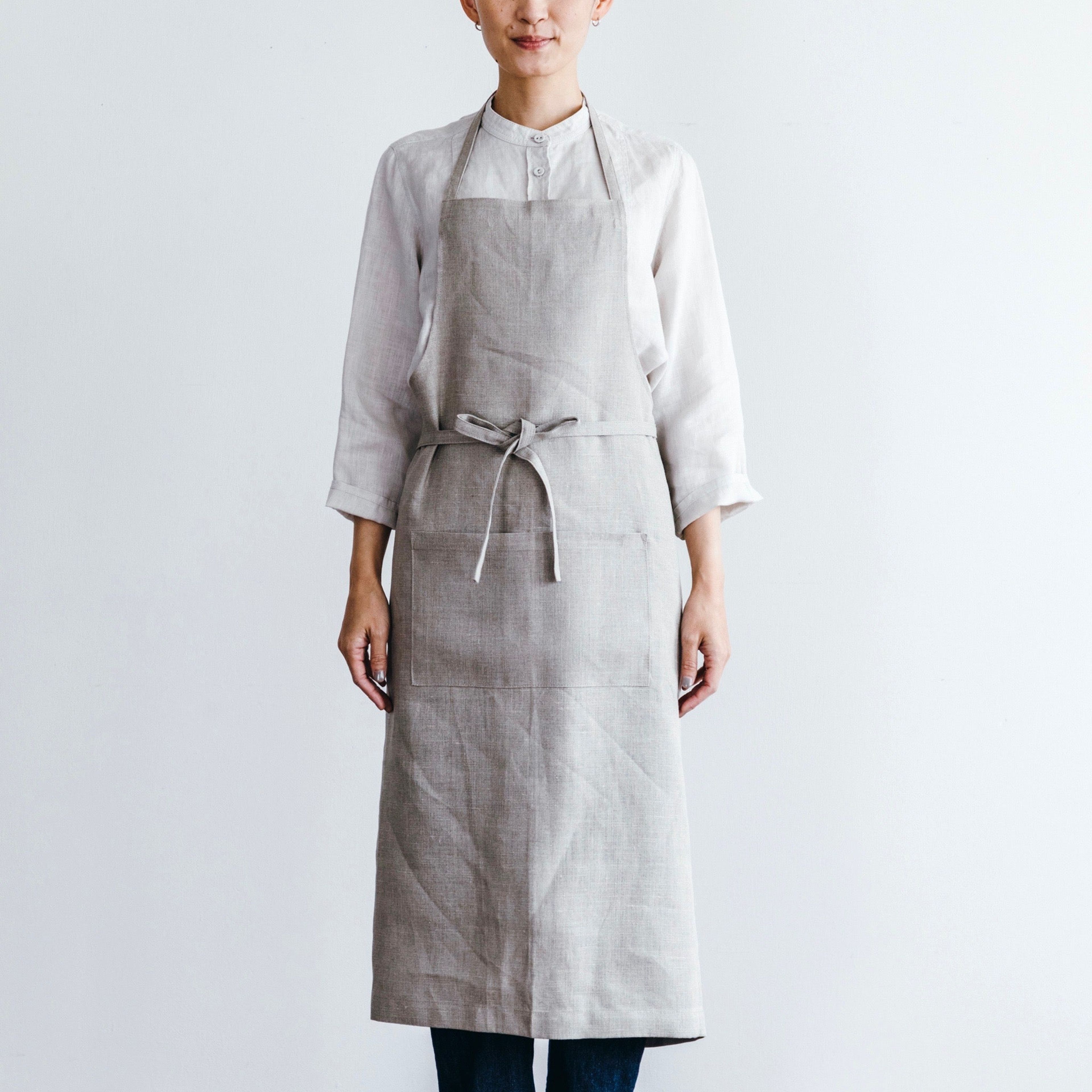 Full Apron: Natural with Stamp