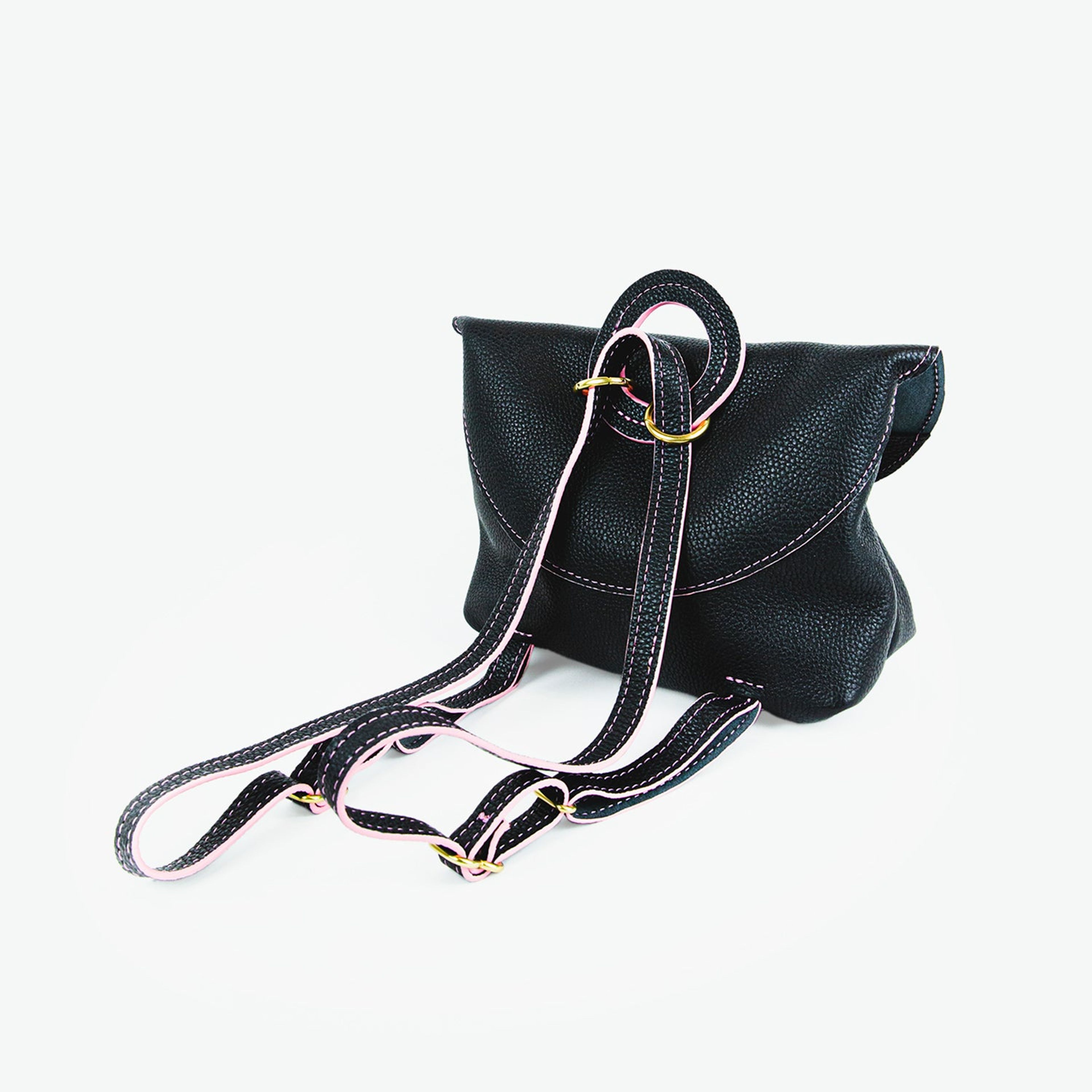 Bea Backpack - Pebbled Licorice