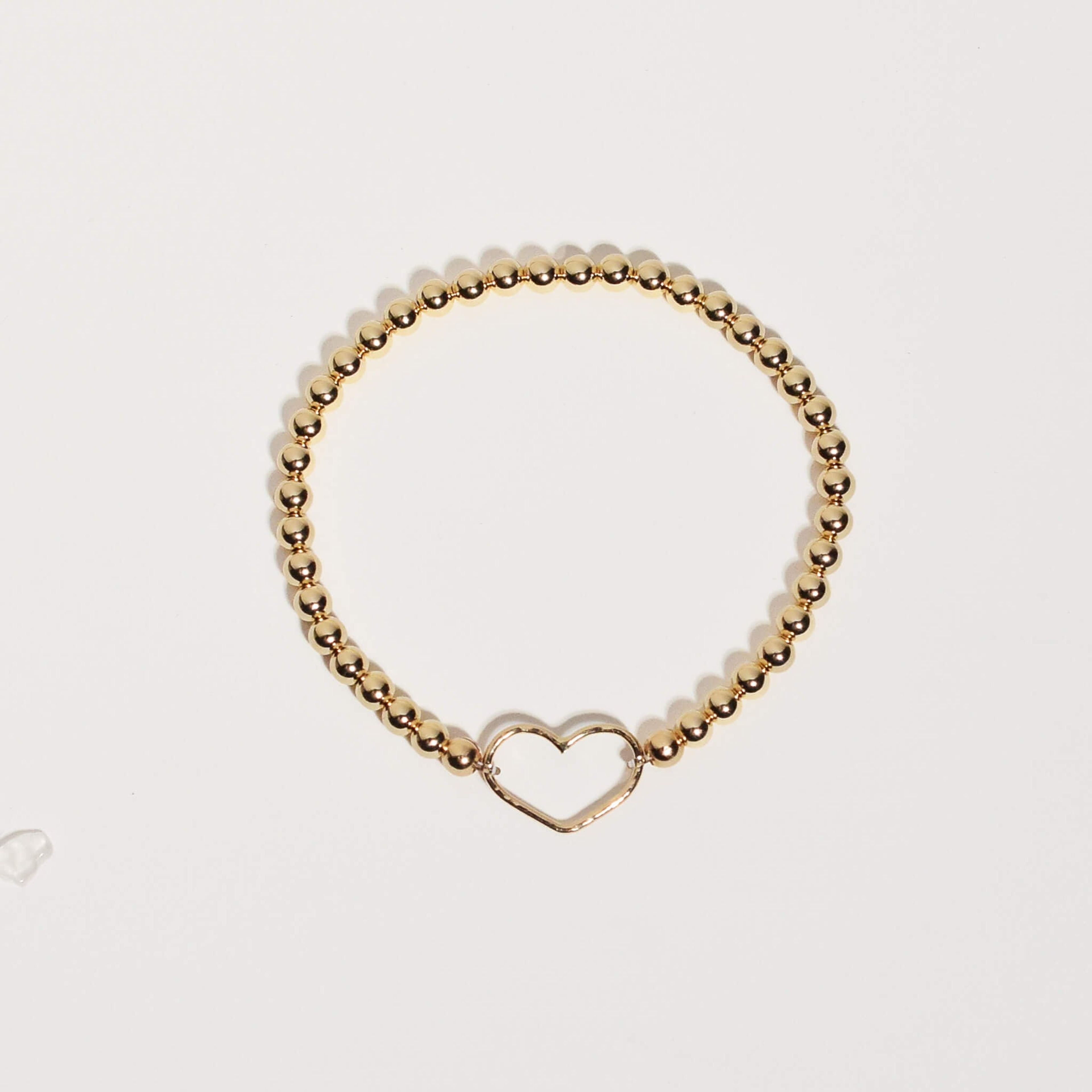 Open Heart Beaded Bracelet