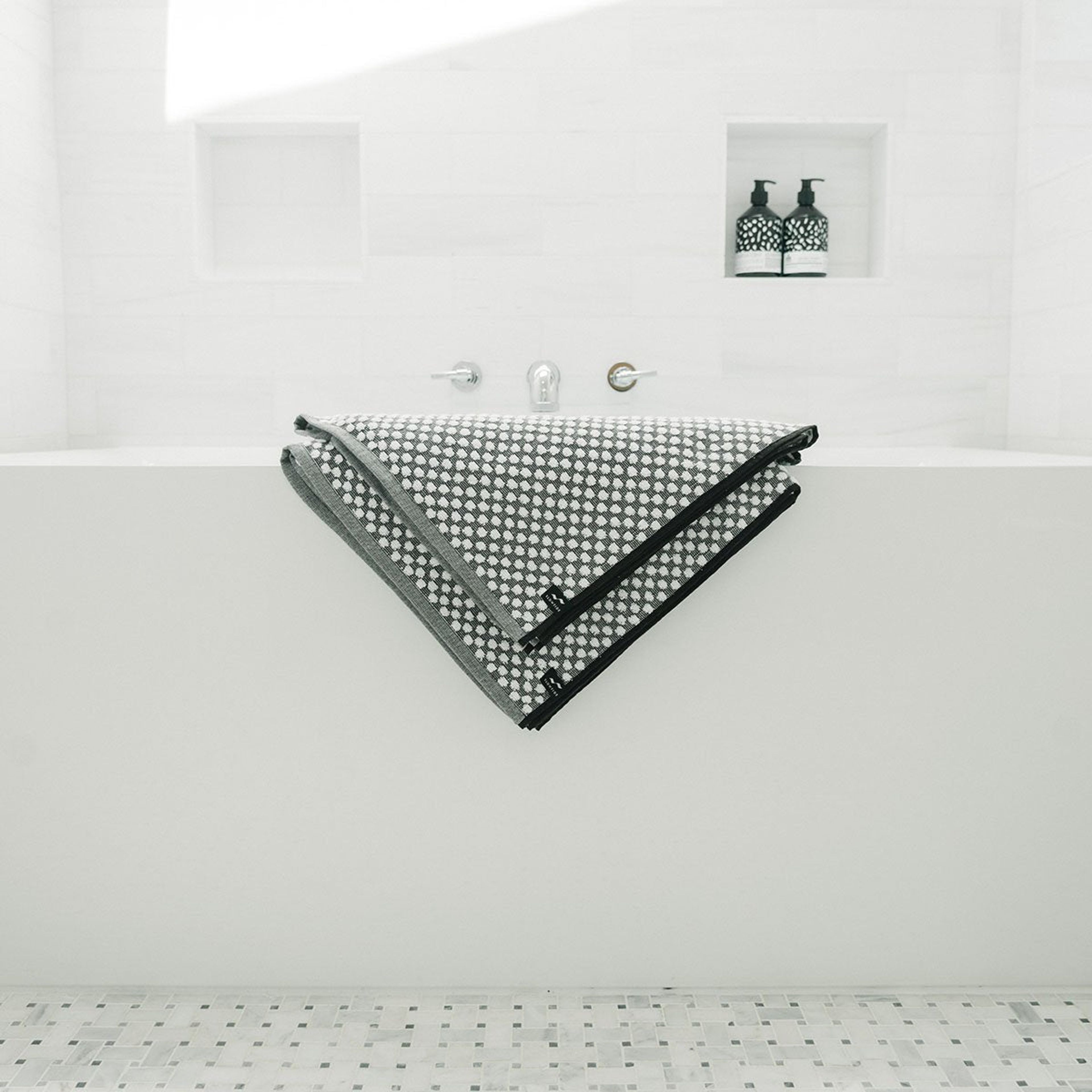 Clive Bath Towel - Stone